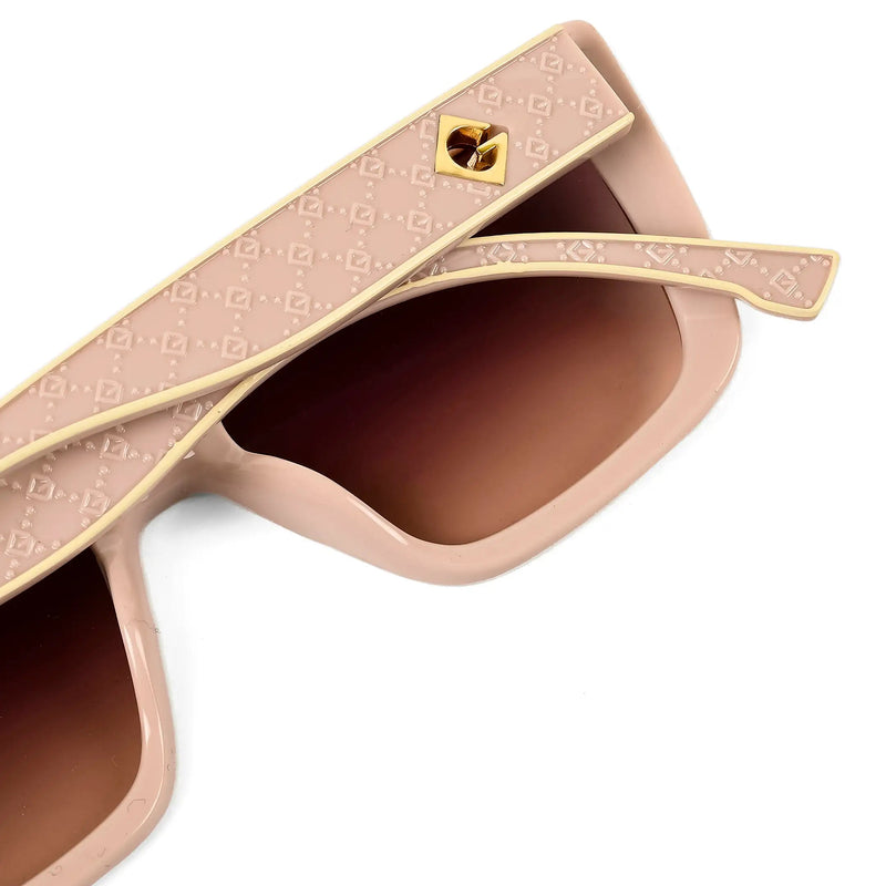 Gravon | Cream Medium Full Rim Cateye Sunglasses for Women [UV-protected]