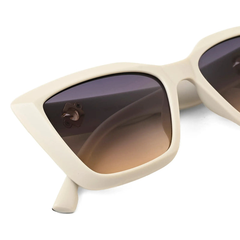 Gravon | Light Grey Medium Full Rim Cateye Sunglasses for Women [UV-protected]