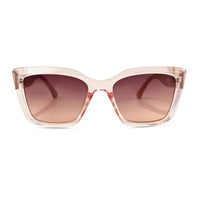 Gravon | Transparent-Baby Pink Medium Full Rim Cateye Sunglasses for Women [UV-protected]