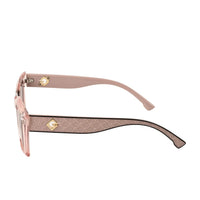 Gravon | Transparent-Baby Pink Medium Full Rim Cateye Sunglasses for Women [UV-protected]