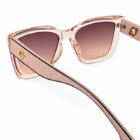 Gravon | Transparent-Baby Pink Medium Full Rim Cateye Sunglasses for Women [UV-protected]
