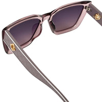 Gravon | Transparent Purple Medium Full Rim Cateye Sunglasses for Women [UV-protected]
