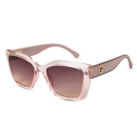 Gravon | Transparent-Baby Pink Medium Full Rim Cateye Sunglasses for Women [UV-protected]