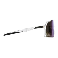 Swift | Transparent Large Full Rim Visor Sports Sunglasses for Men & Women [Mirrored]