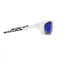 Lateralis | Transparent Large Full Rim Wraparound Sports Sunglasses for Men & Women [Mirrored]