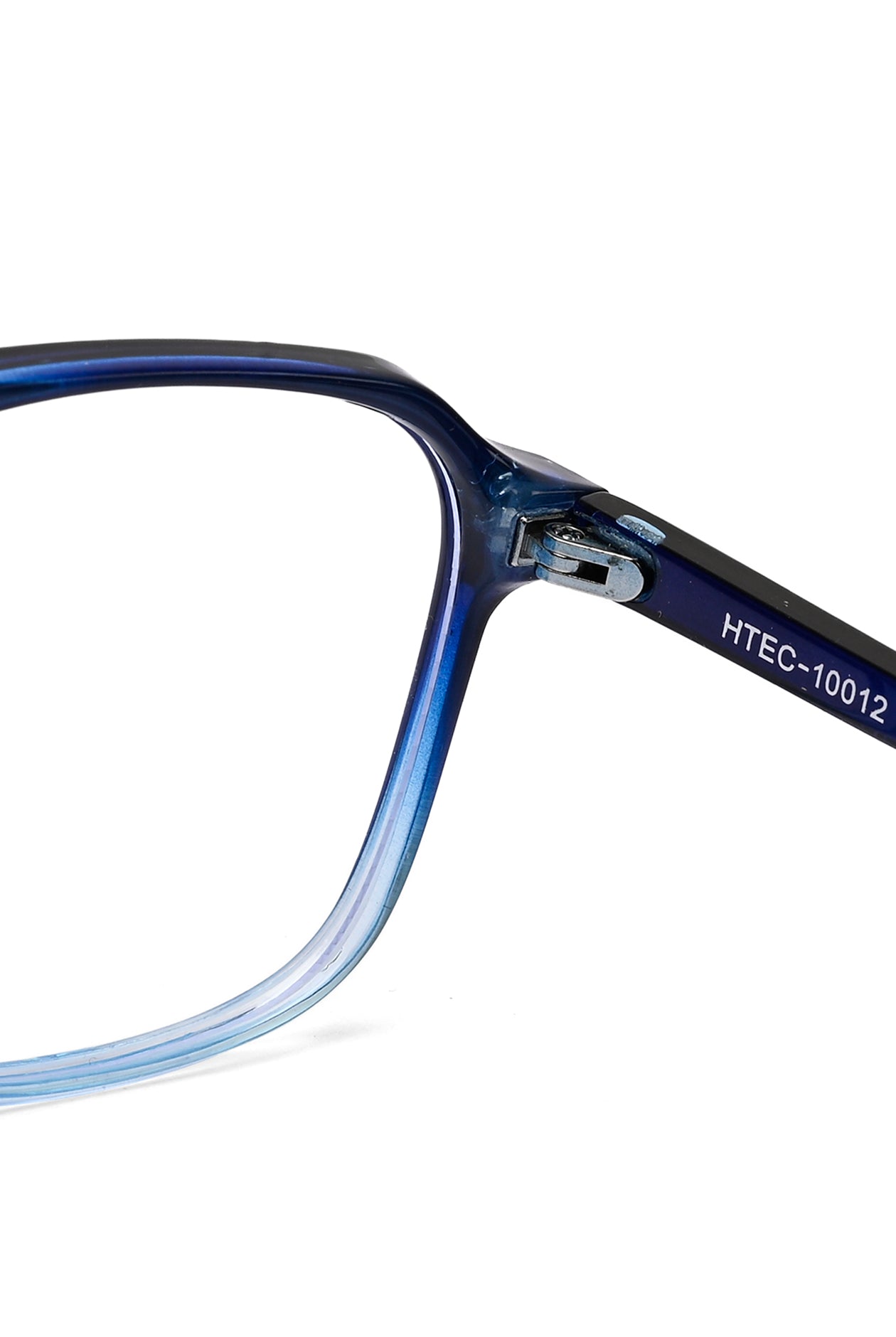 Aegira | Gradient Blue Small Full Rim Square Computer Glasses for Men & Women [Blue Block]