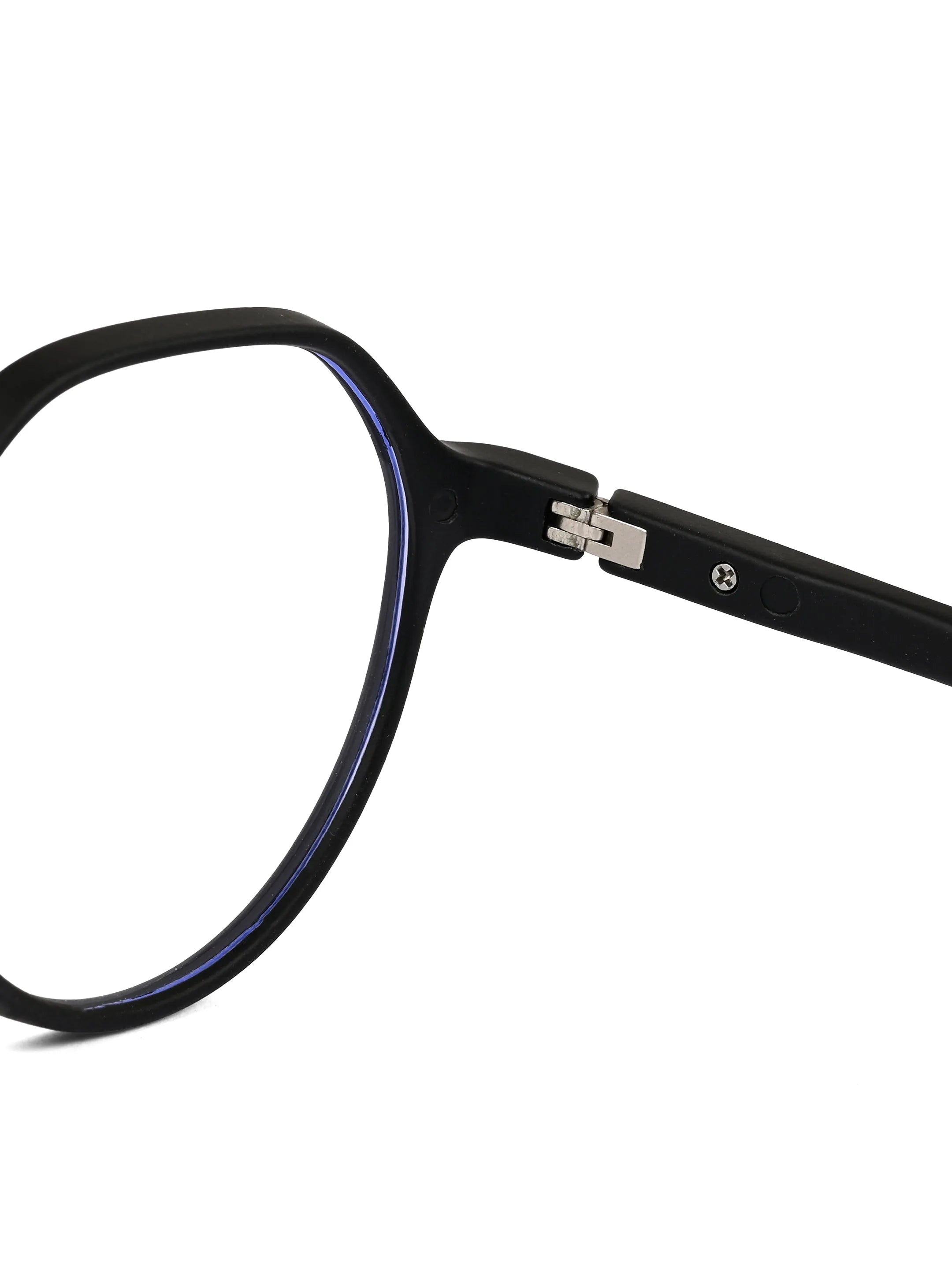 Optibul | Black Medium Full Rim Square Computer Glasses for Men & Women [Blue Block]