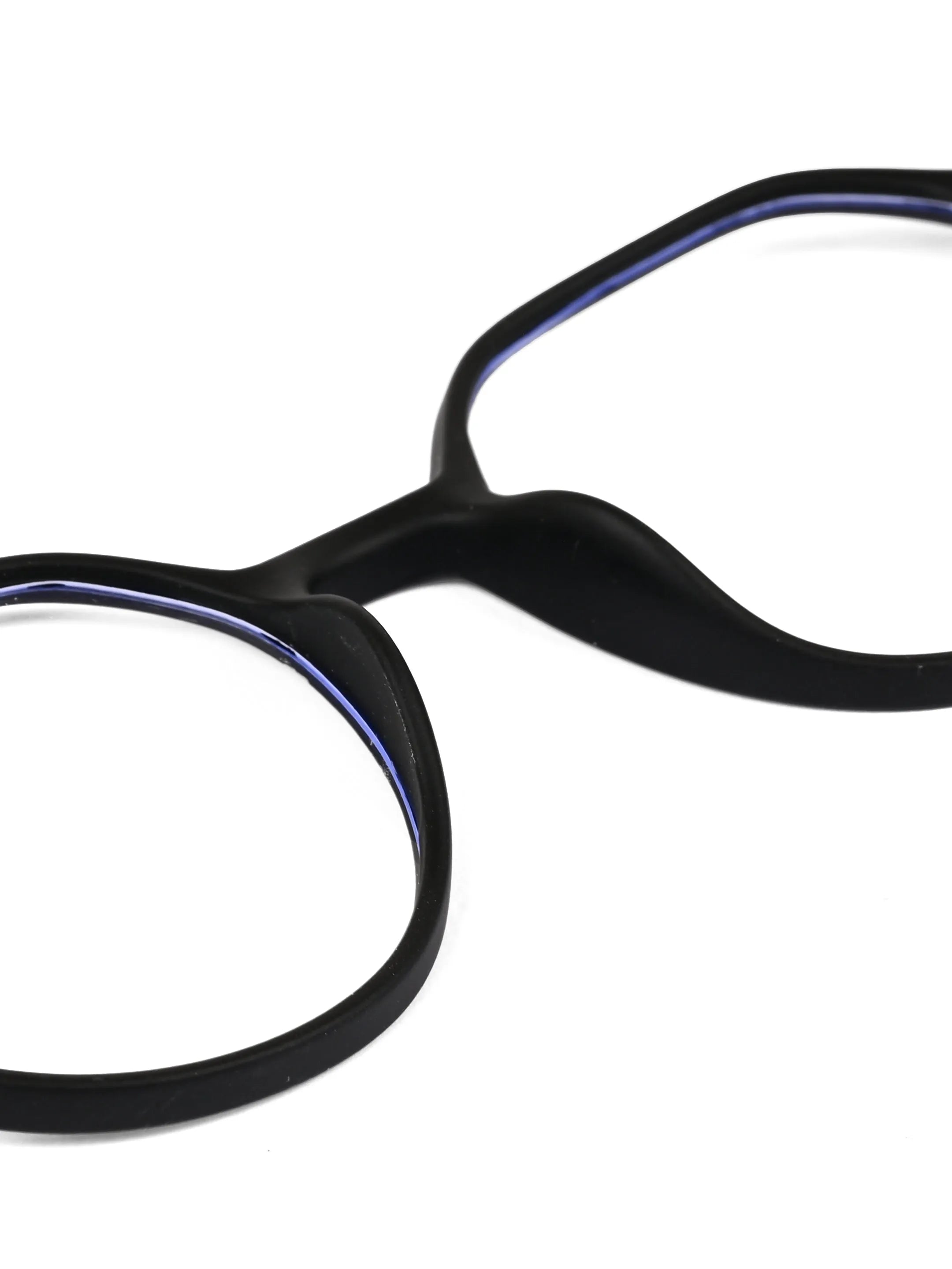 Optibul | Black Medium Full Rim Square Computer Glasses for Men & Women [Blue Block]
