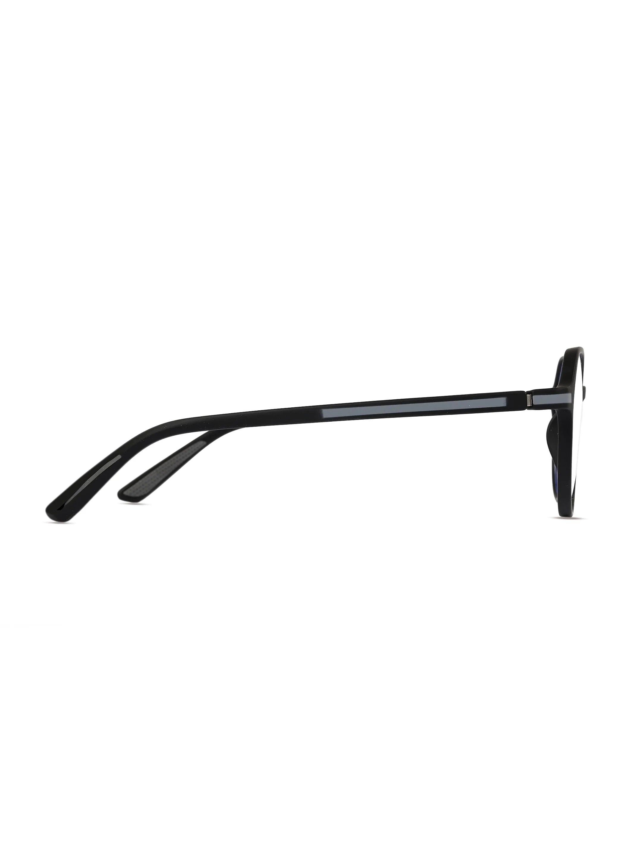 Optibul | Black Medium Full Rim Square Computer Glasses for Men & Women [Blue Block]