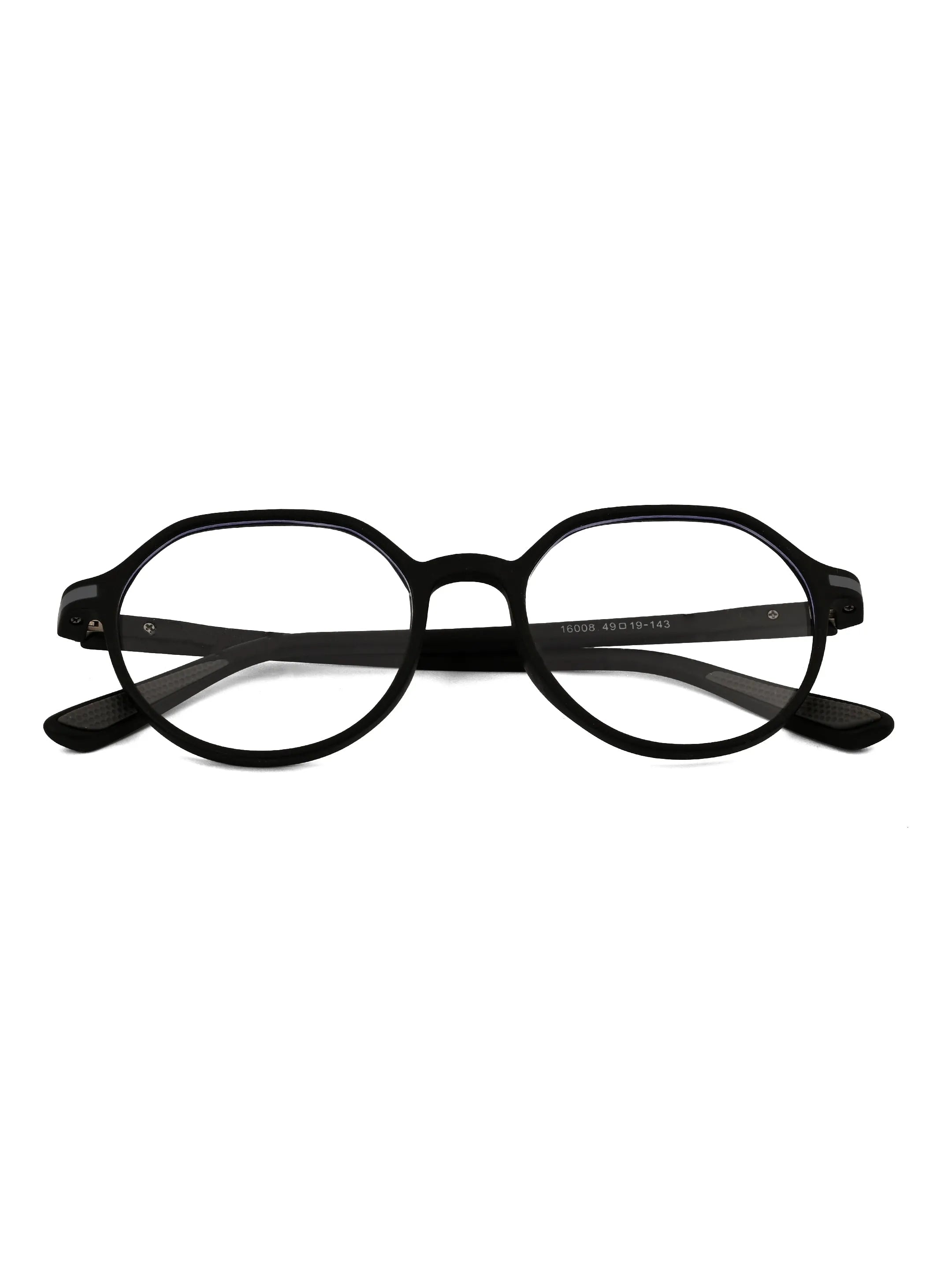 Optibul | Black Medium Full Rim Square Computer Glasses for Men & Women [Blue Block]