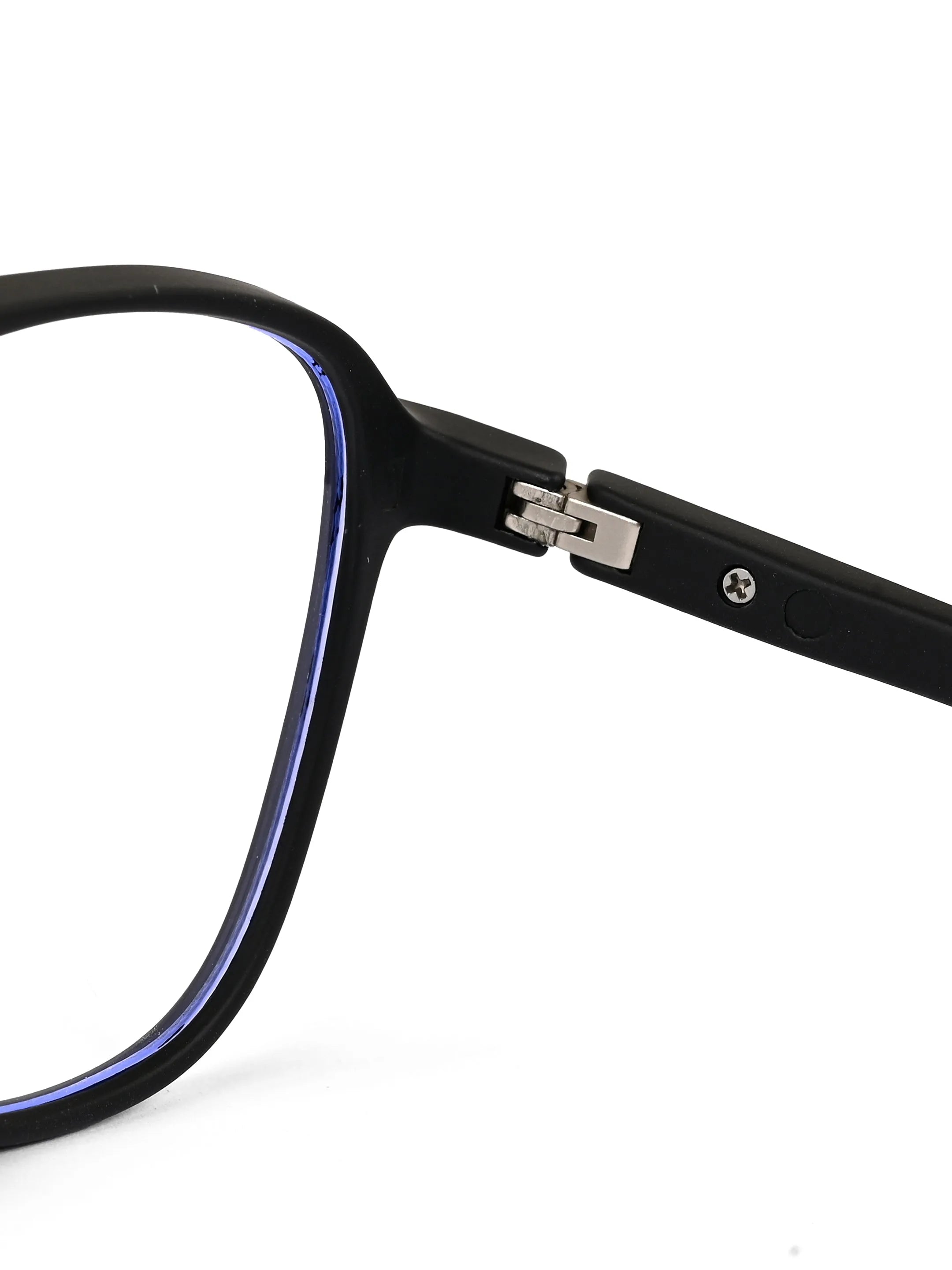 BluLite | Black Medium Full Rim Square Computer Glasses for Men & Women [Blue Block]