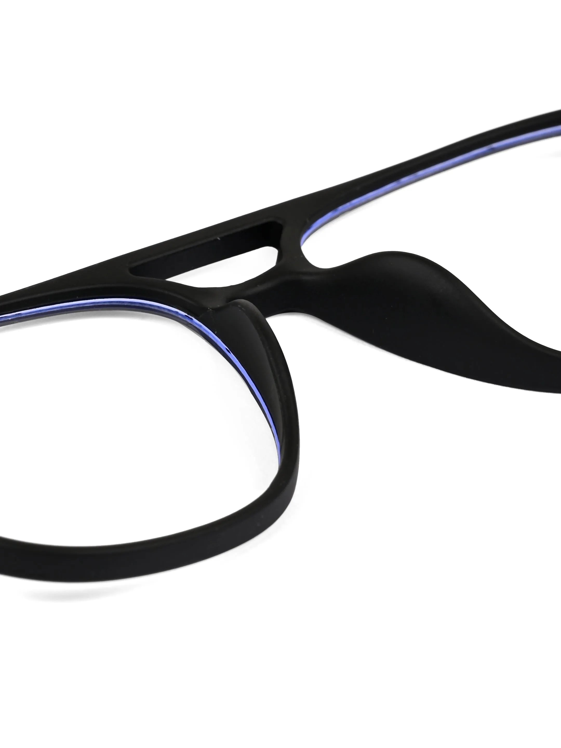 BluLite | Black Medium Full Rim Square Computer Glasses for Men & Women [Blue Block]