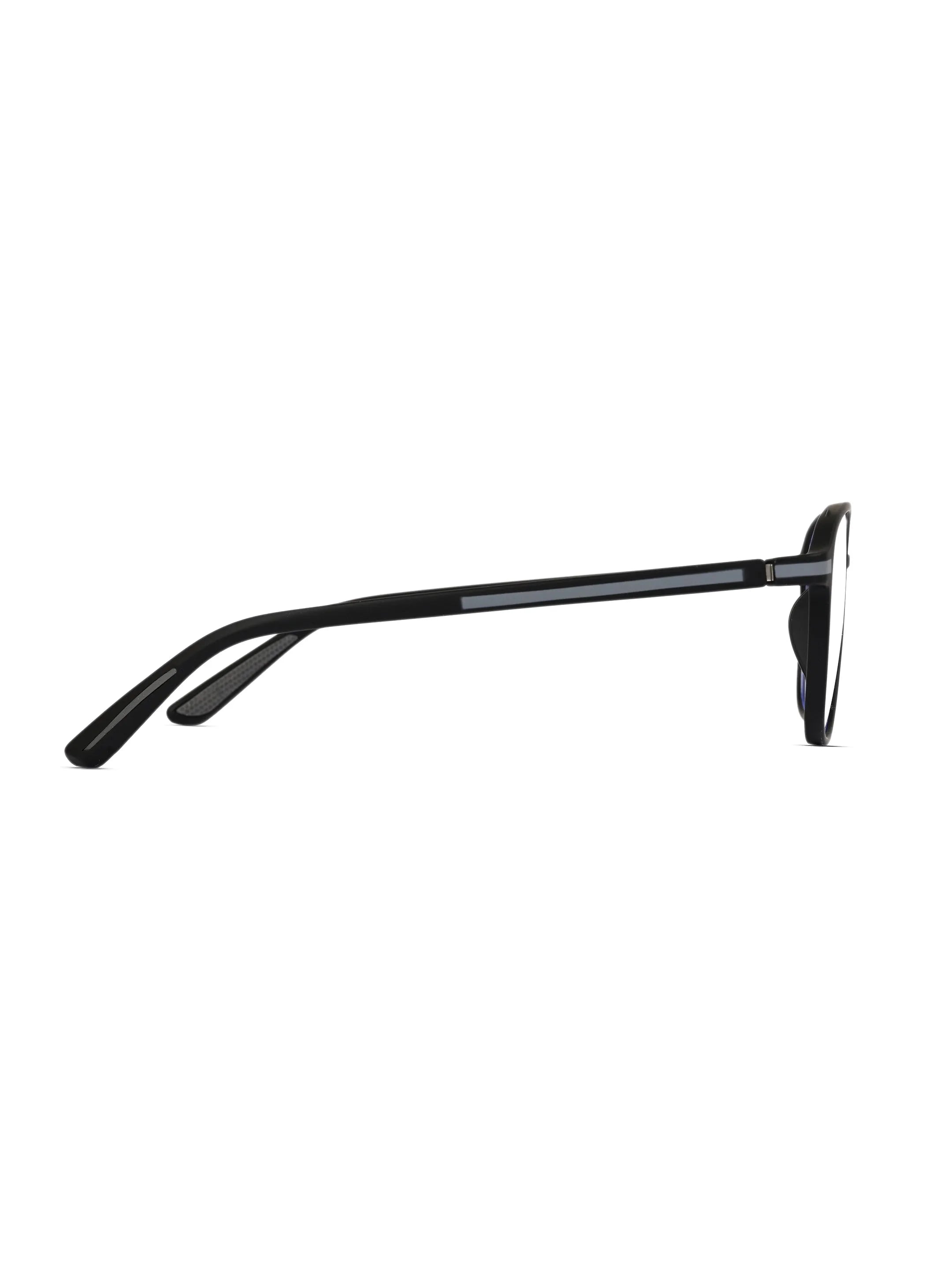 BluLite | Black Medium Full Rim Square Computer Glasses for Men & Women [Blue Block]