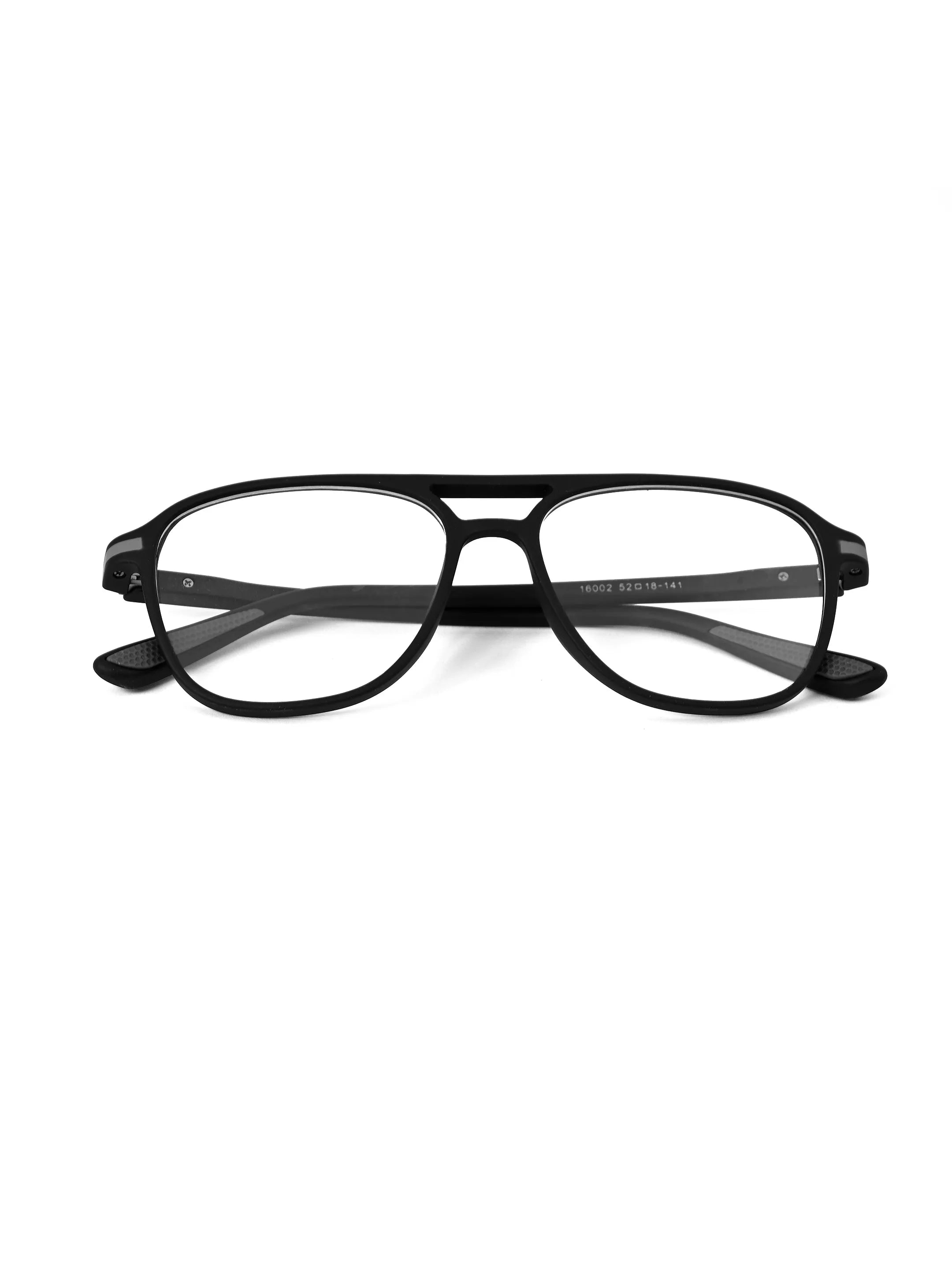 BluLite | Black Medium Full Rim Square Computer Glasses for Men & Women [Blue Block]