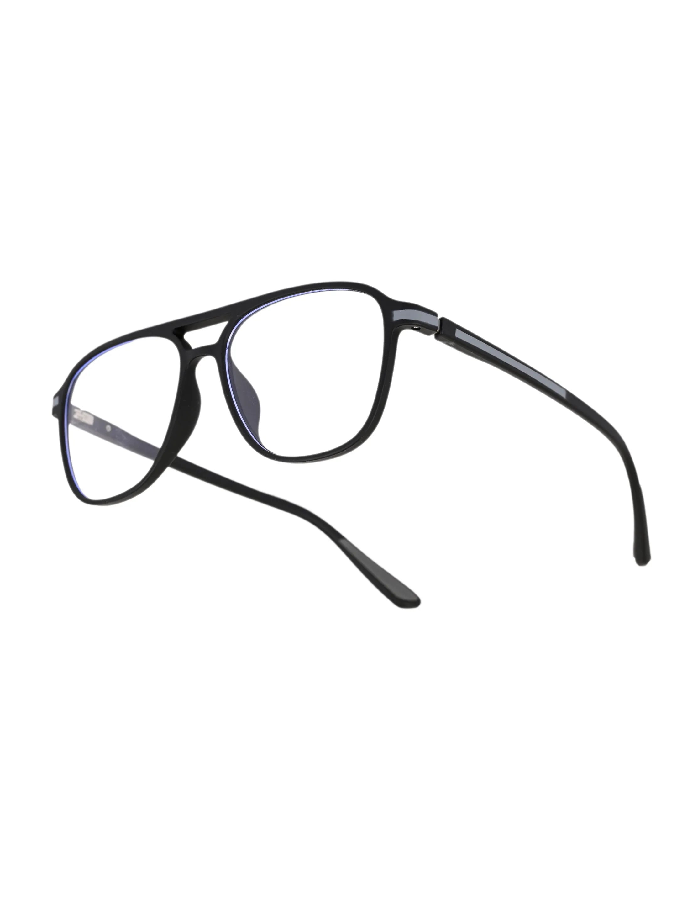 BluLite | Black Medium Full Rim Square Computer Glasses for Men & Women [Blue Block]
