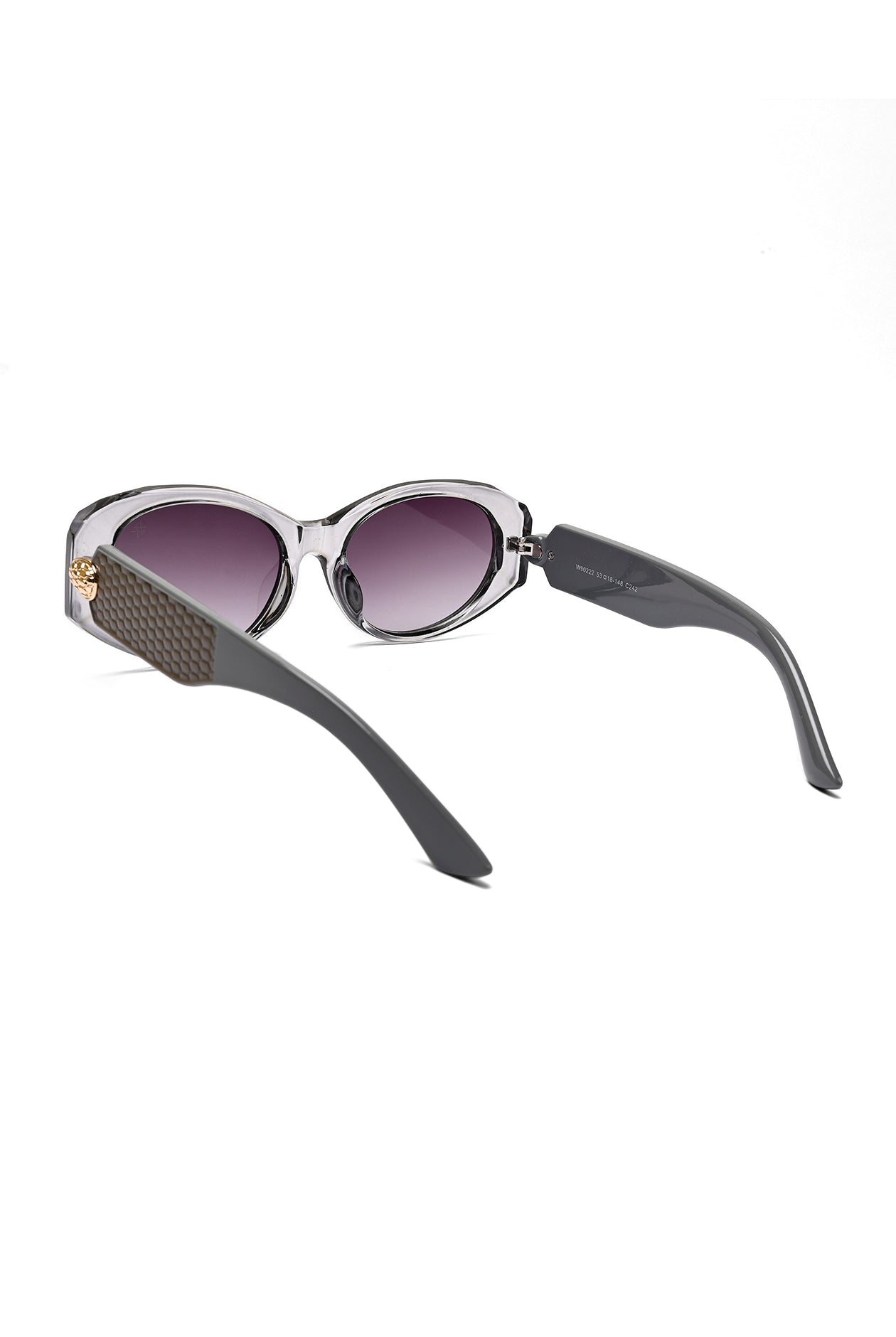 Medusa | Smoke Medium Full Rim Oval Sunglasses for Women [UV-protected]