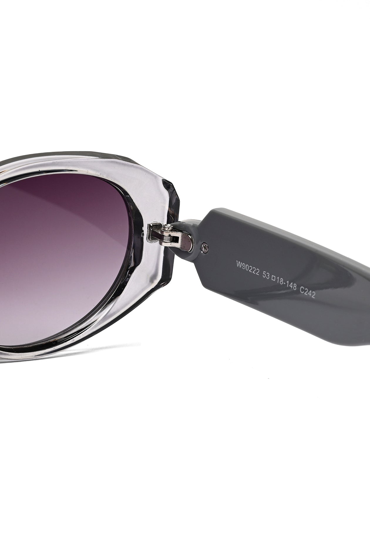 Medusa | Smoke Medium Full Rim Oval Sunglasses for Women [UV-protected]