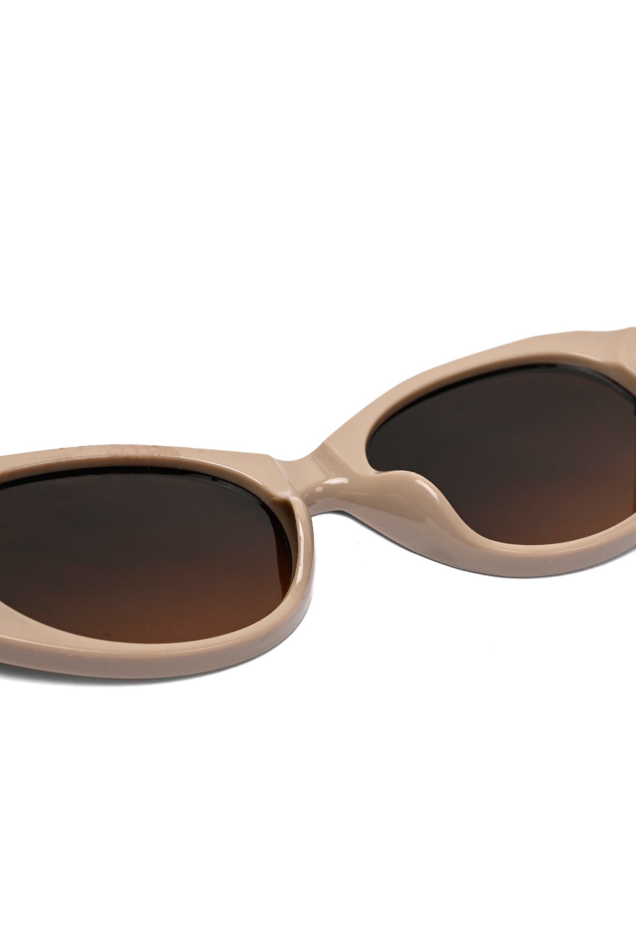 Medusa | Light Brown Medium Full Rim Oval Sunglasses for Women [UV-protected]