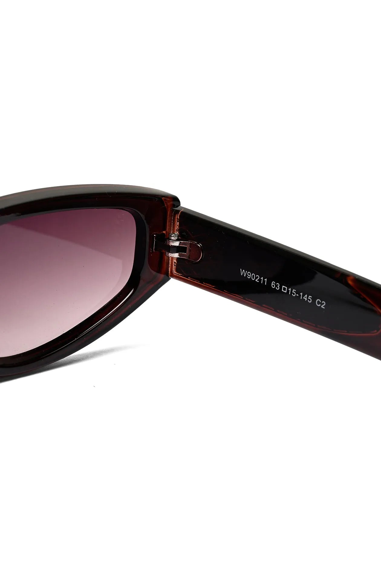 Hyra | Dark Brown Medium Full Rim Cateye Sunglasses for Women [UV-protected]