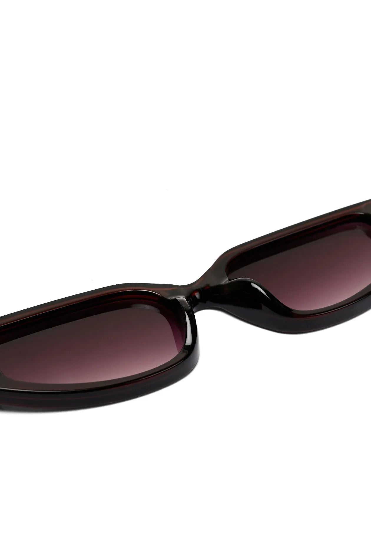 Hyra | Dark Brown Medium Full Rim Cateye Sunglasses for Women [UV-protected]