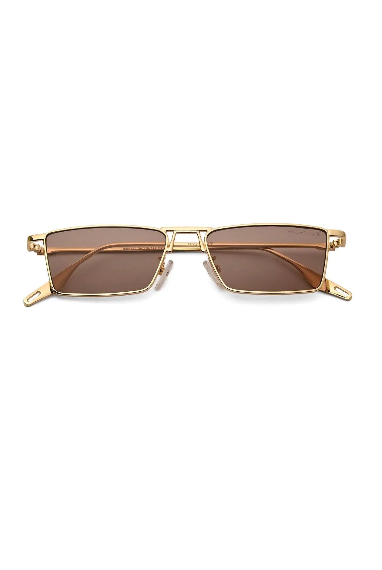 Elura | Silver Medium Full Rim RECTANGLE Sunglasses for Women [UV-protected]