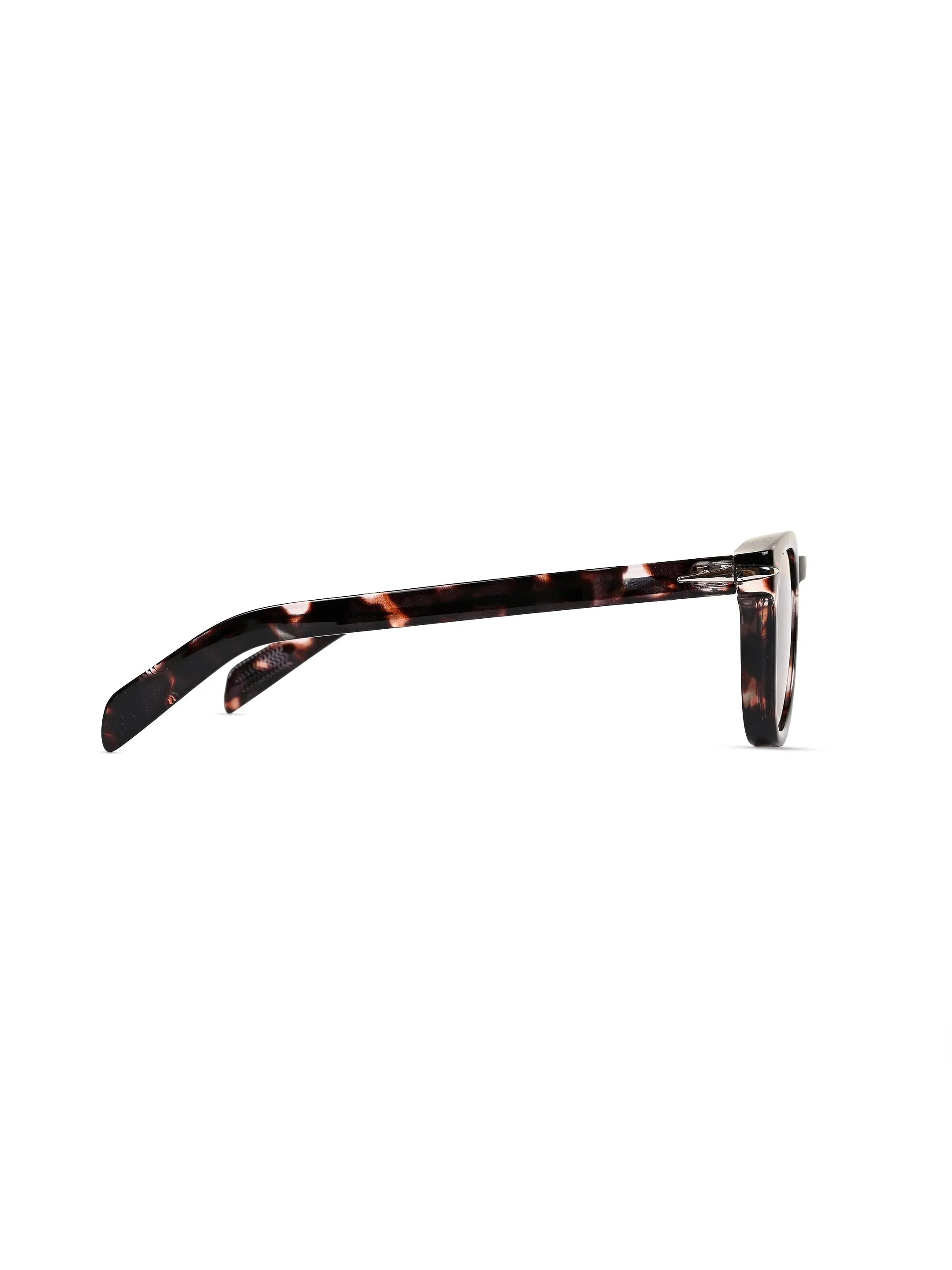 Yren | Dappled brown Small Full Rim Wayfarer Sunglasses for Men & Women [Polarized] HASHTAG X VOSNO