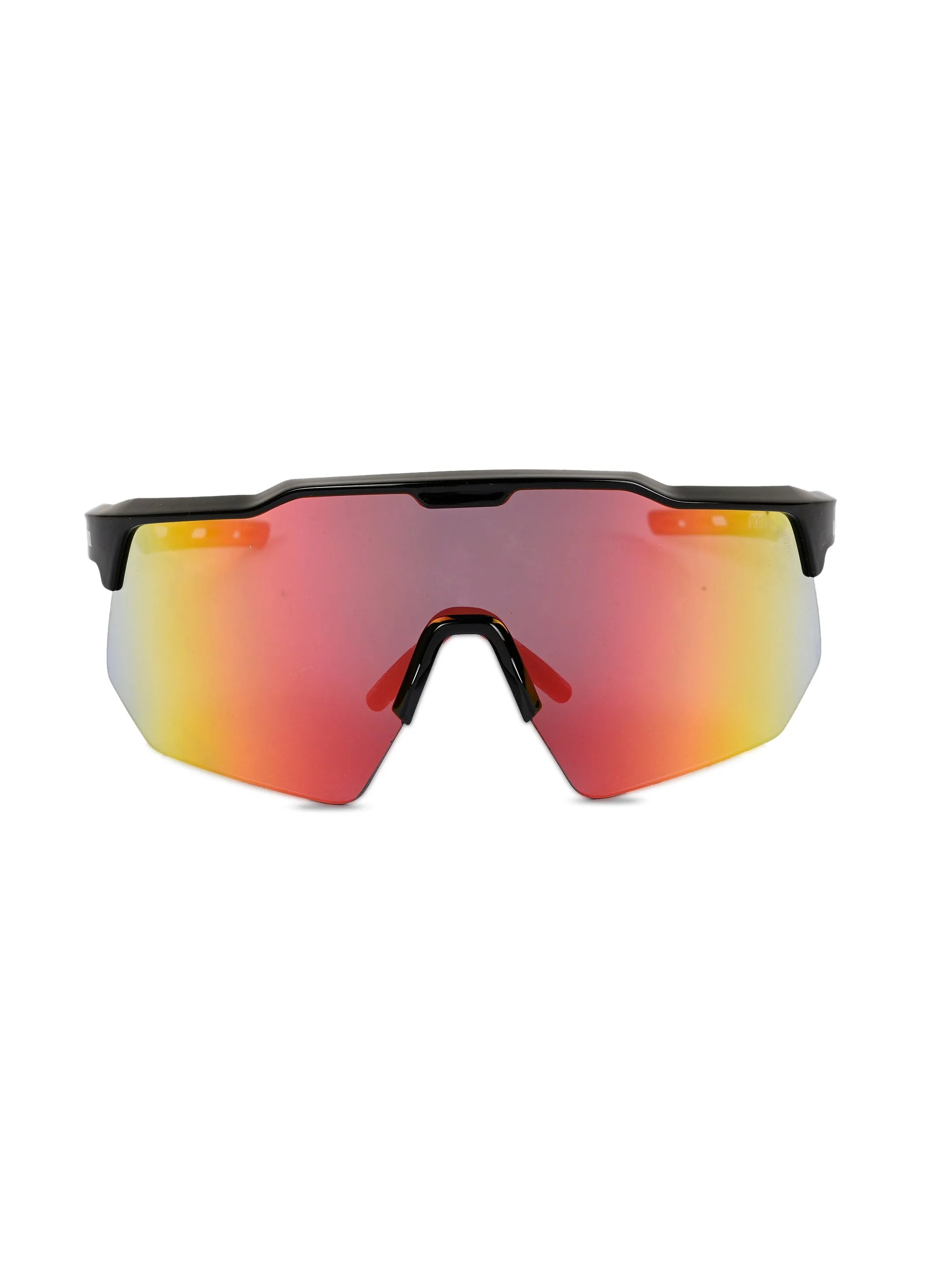Drift | Black Extra-Large Half Rim Shield Sports for Men & Women [UV-protected]
