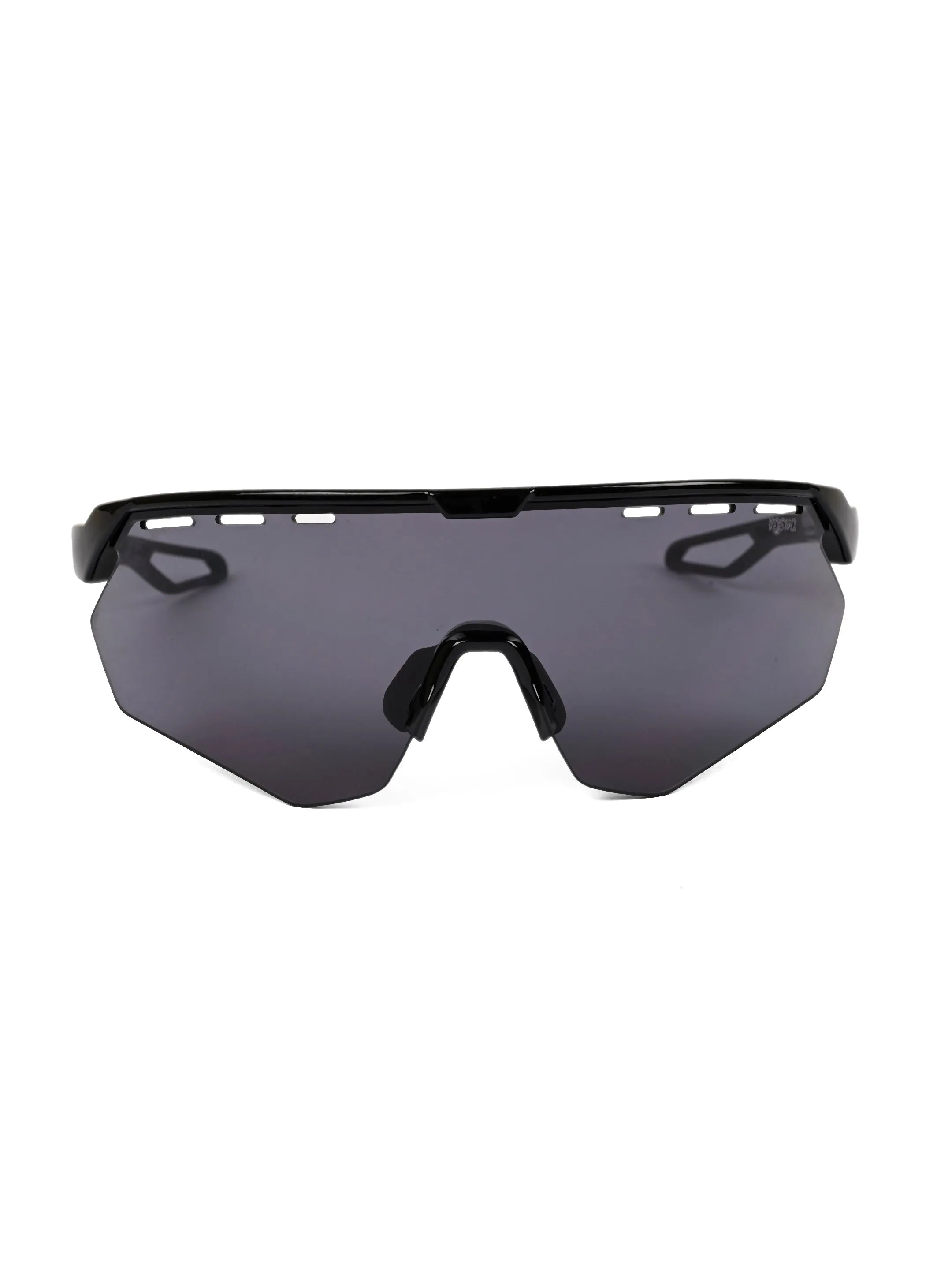 Aero | Black Extra-Large Full Rim Shield Sports for Men & Women [UV-protected]