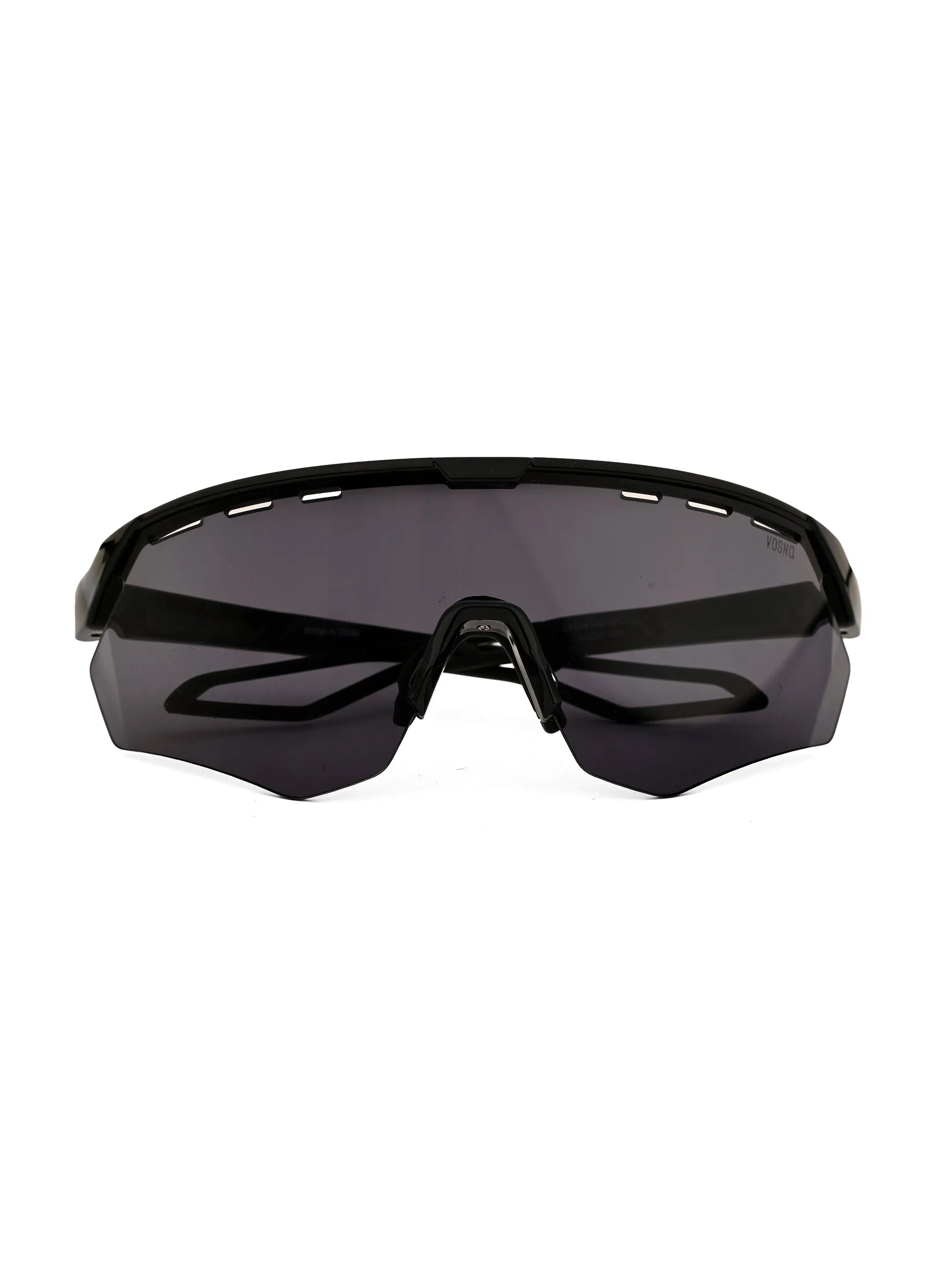 Aero | Black Extra-Large Full Rim Shield Sports for Men & Women [UV-protected]