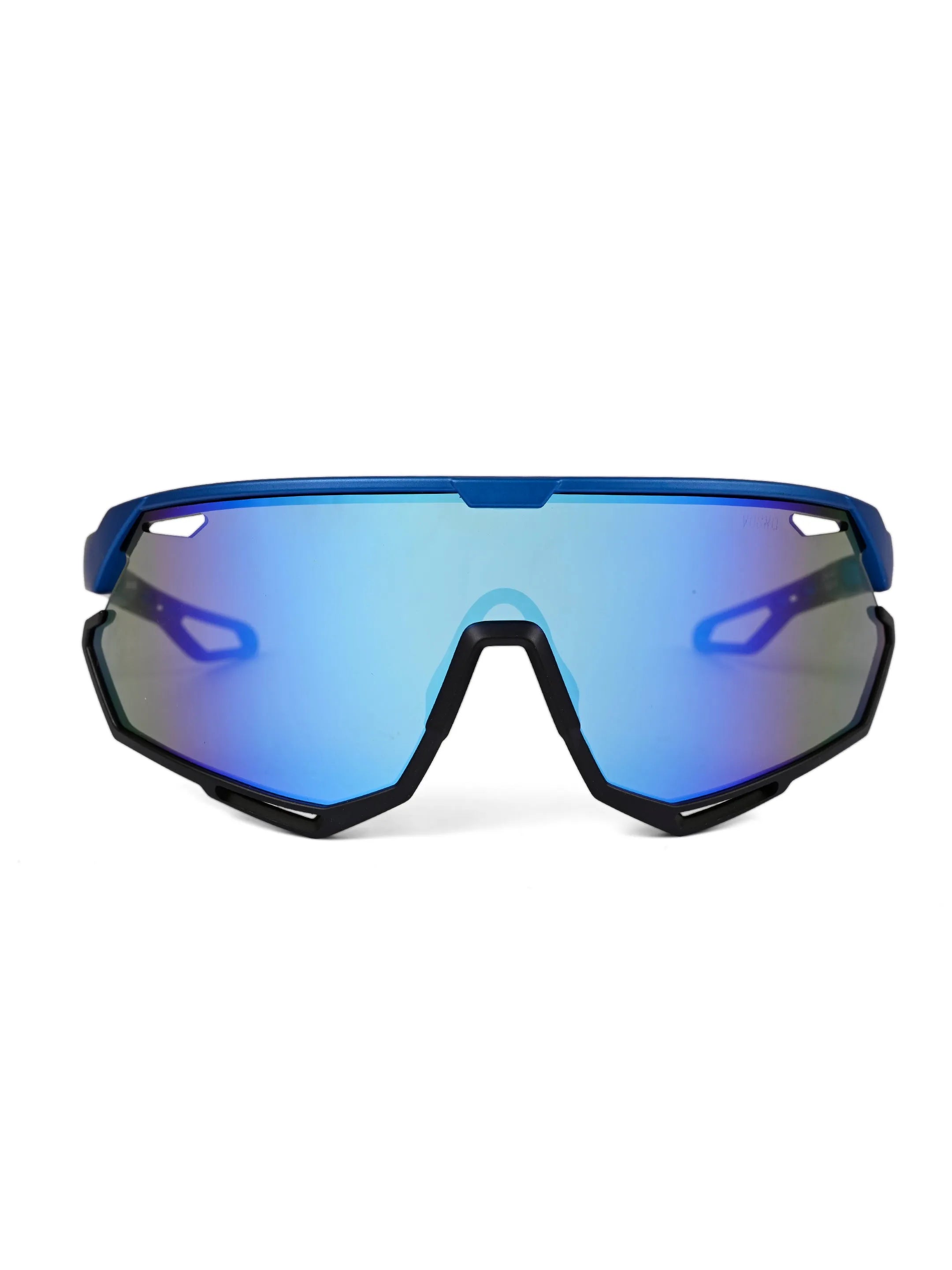 Nitro | Blue/Black Extra-Large Full Rim Shield Sports for Men & Women [UV-protected]