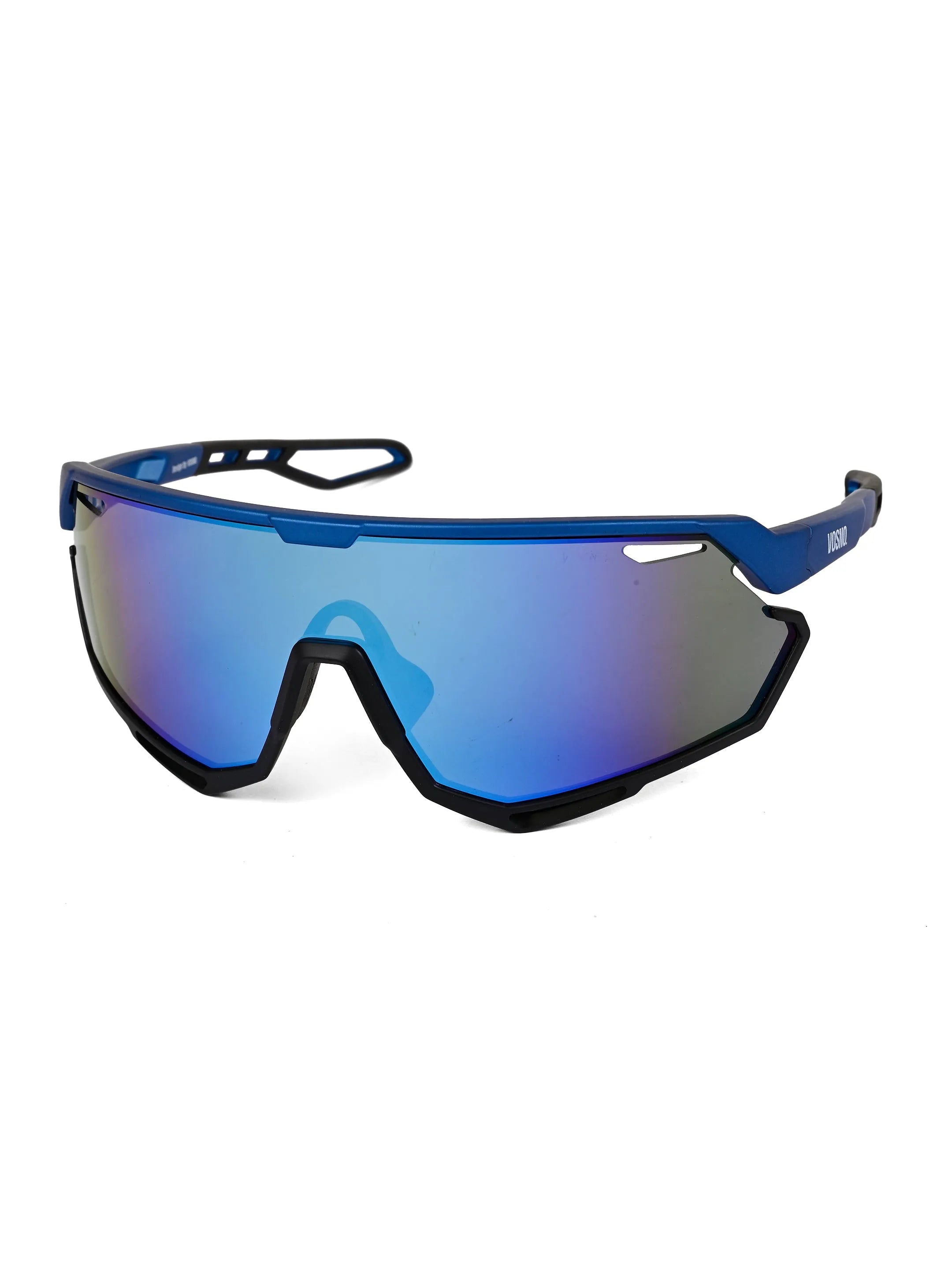 Nitro | Blue/Black Extra-Large Full Rim Shield Sports for Men & Women [UV-protected]