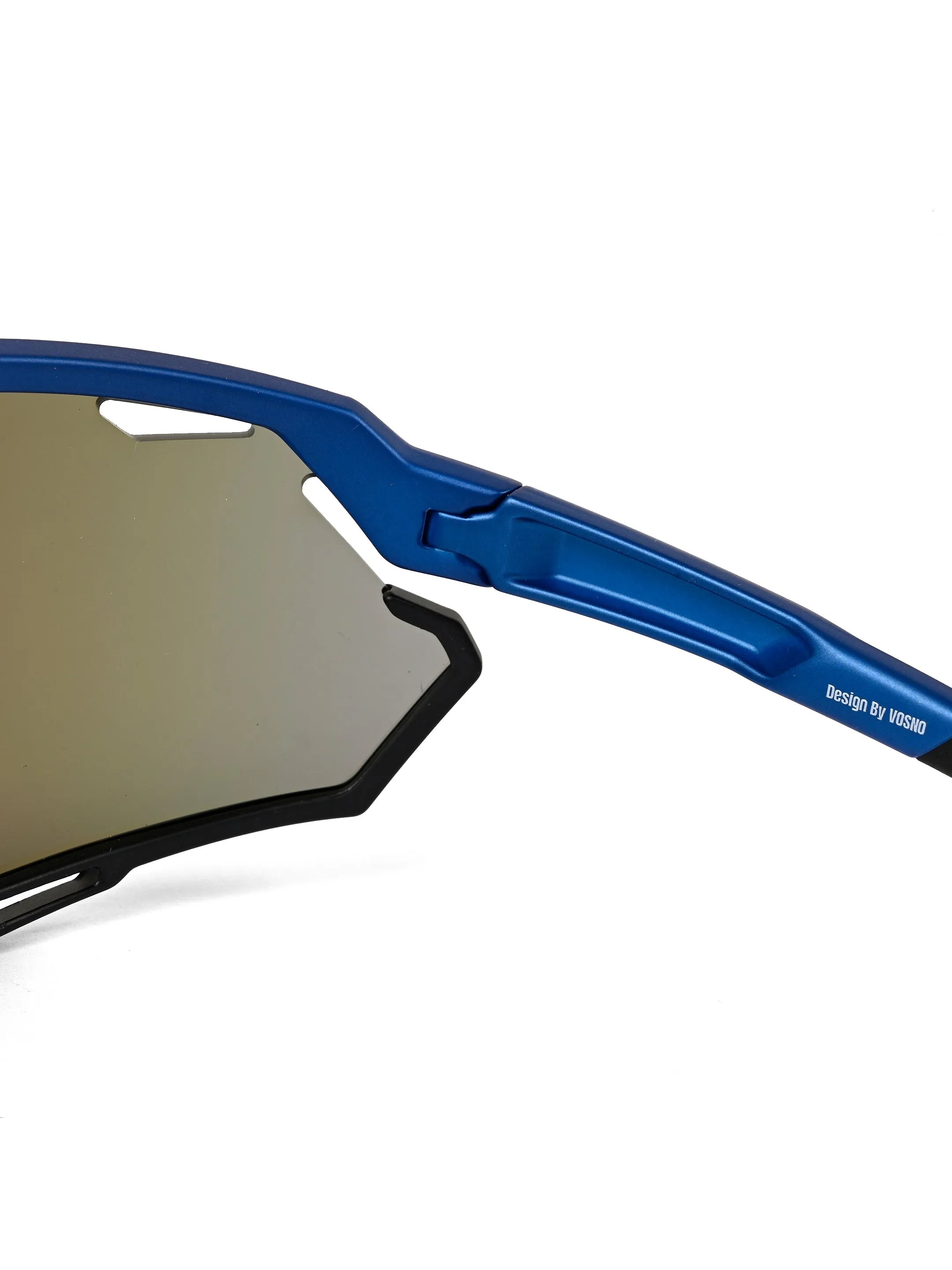 Nitro | Blue/Black Extra-Large Full Rim Shield Sports for Men & Women [UV-protected]