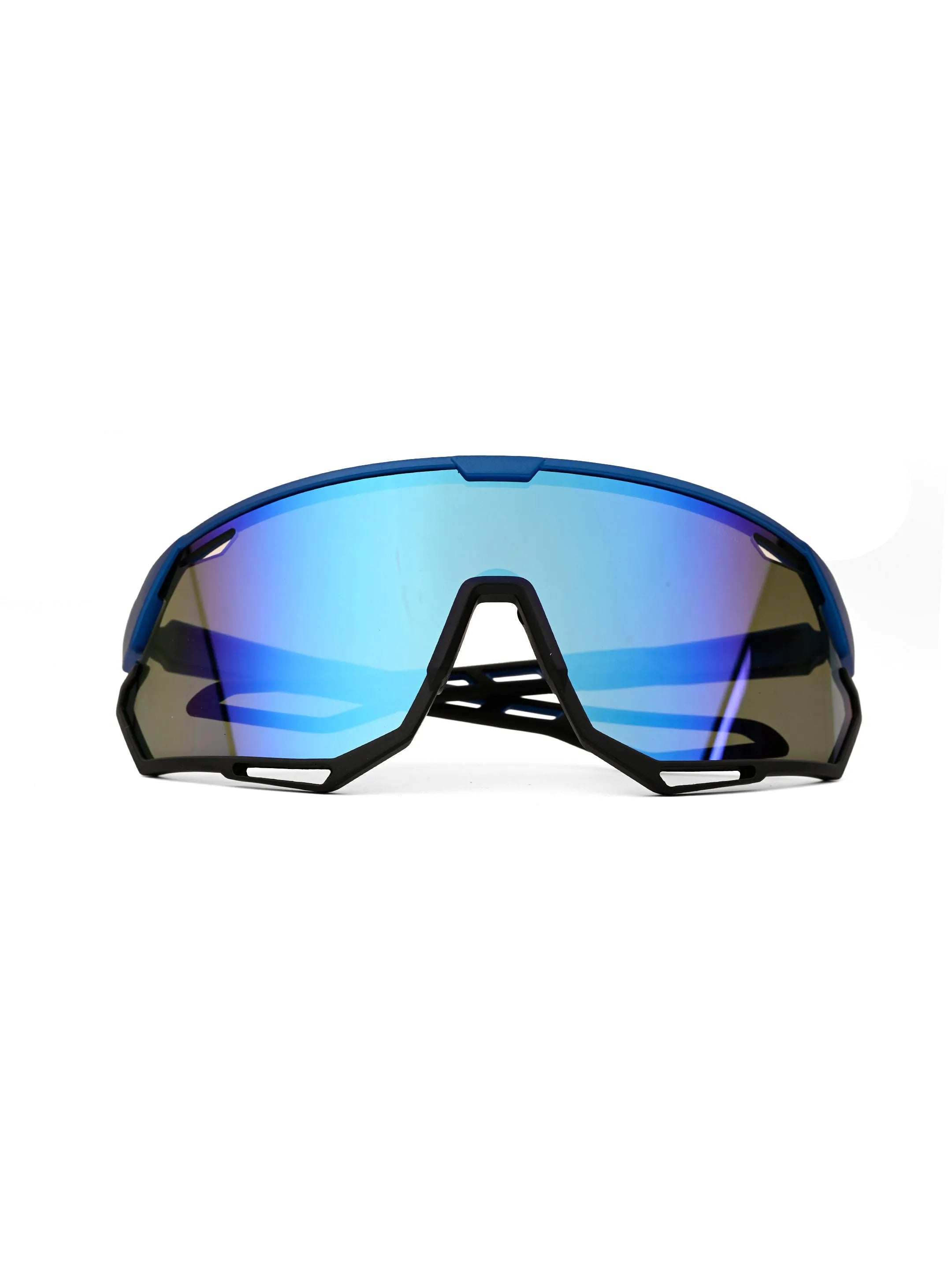 Nitro | Blue/Black Extra-Large Full Rim Shield Sports for Men & Women [UV-protected]