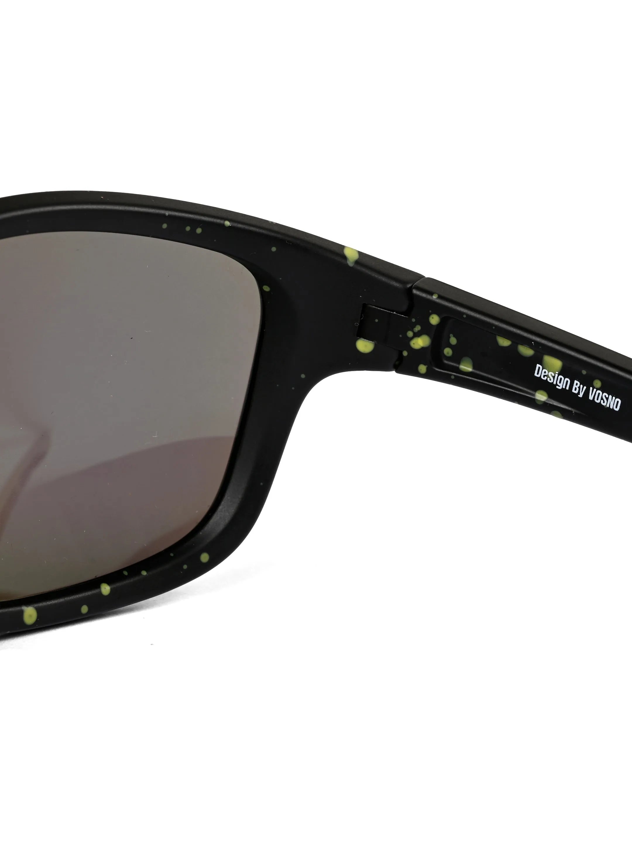 Storm | Black/Green Dotty Texture Medium Full Rim Wraparound Sports for Men & Women [Polarized]
