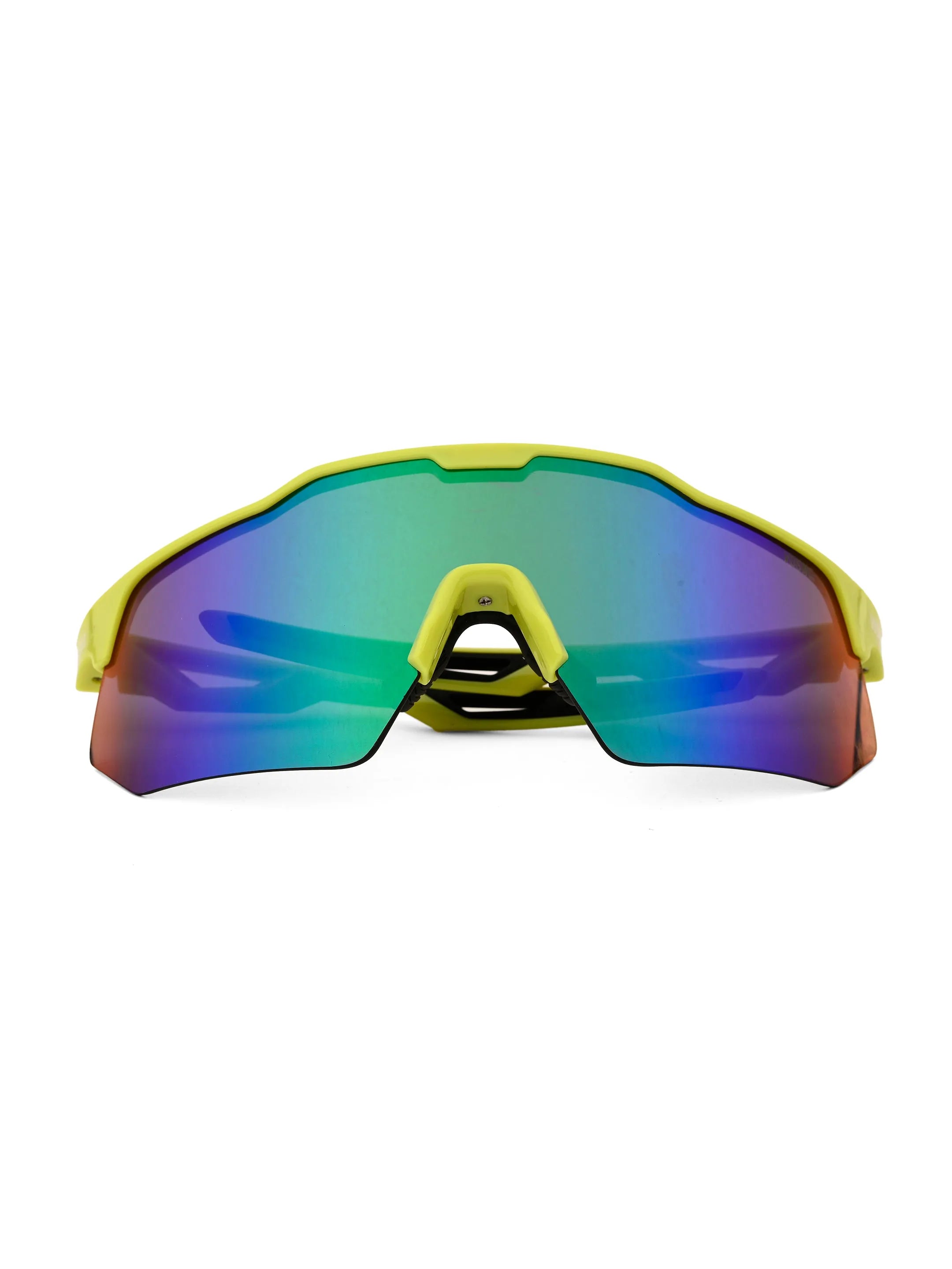 Drift | Light Green Extra-Large Half Rim Shield Sports for Men & Women [UV-protected]