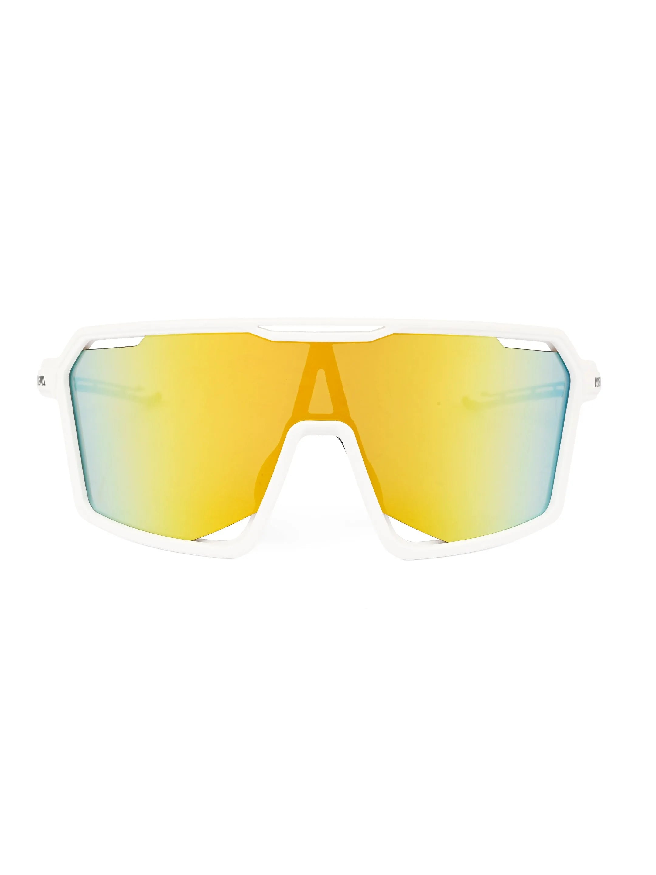 Torque | White Extra-Large Full Rim Shield Sports for Men & Women [UV-protected]