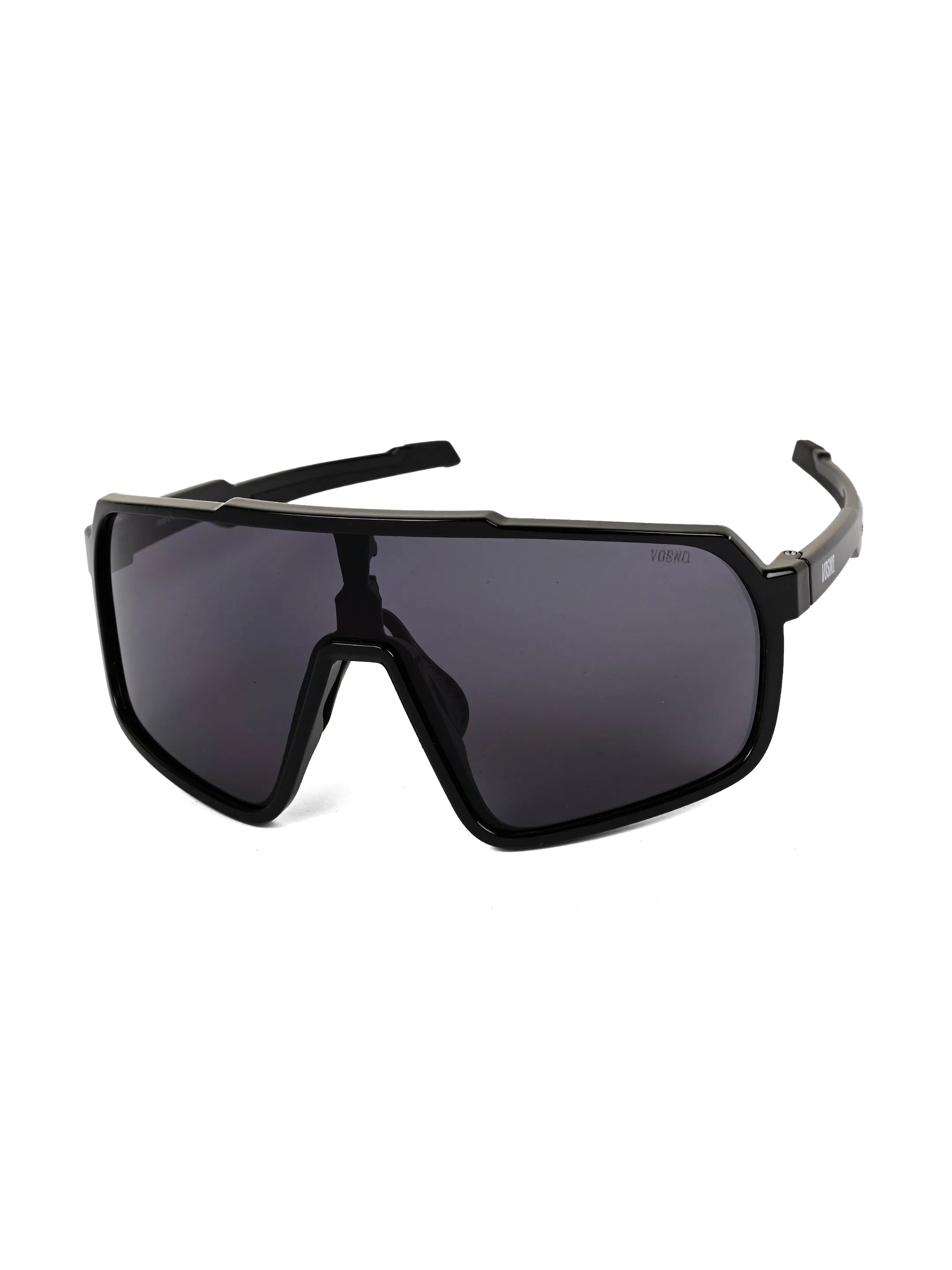 Bolt | Black Extra-Large Half Rim Shield Sports for Men & Women [UV-protected]
