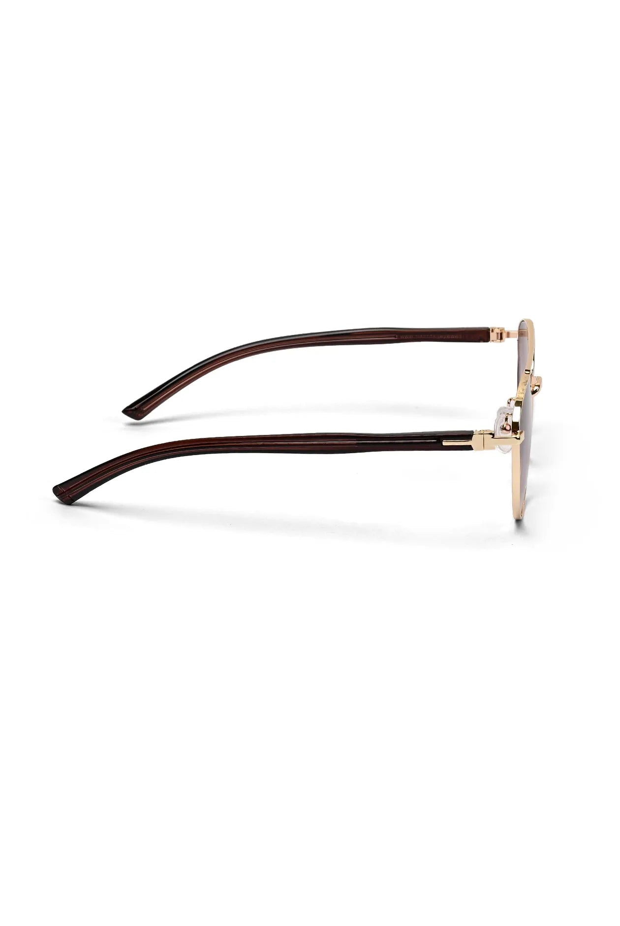 Gyron | Gradient Brown Medium Full Rim Aviator Sunglasses for Men [UV-protected]