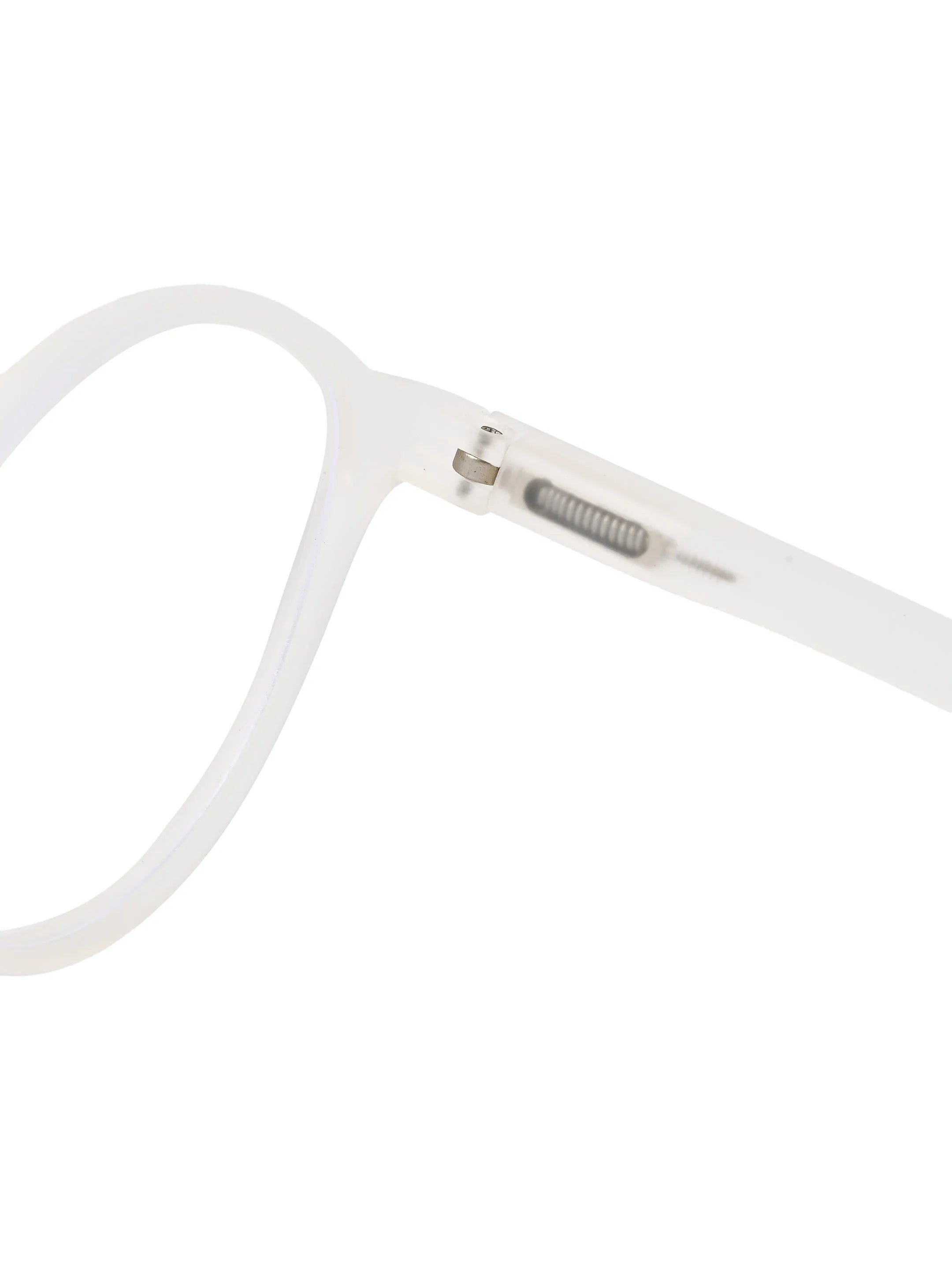 Screenzy | Transparent Medium Full Rim Round Computer Glasses for Men & Women [Blue Block]