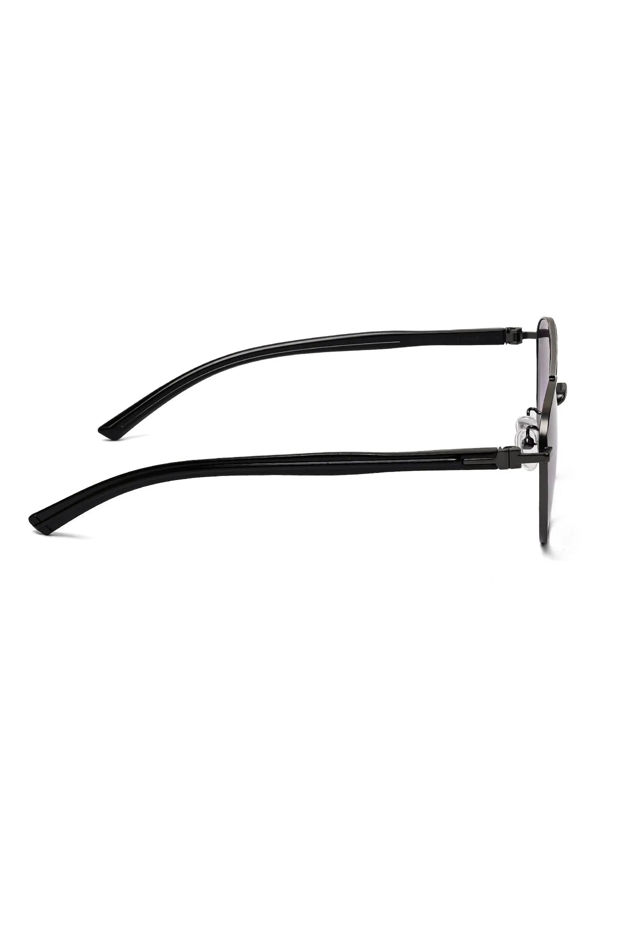 Gyron | Grey Medium Full Rim Aviator Sunglasses for Men [UV-protected]