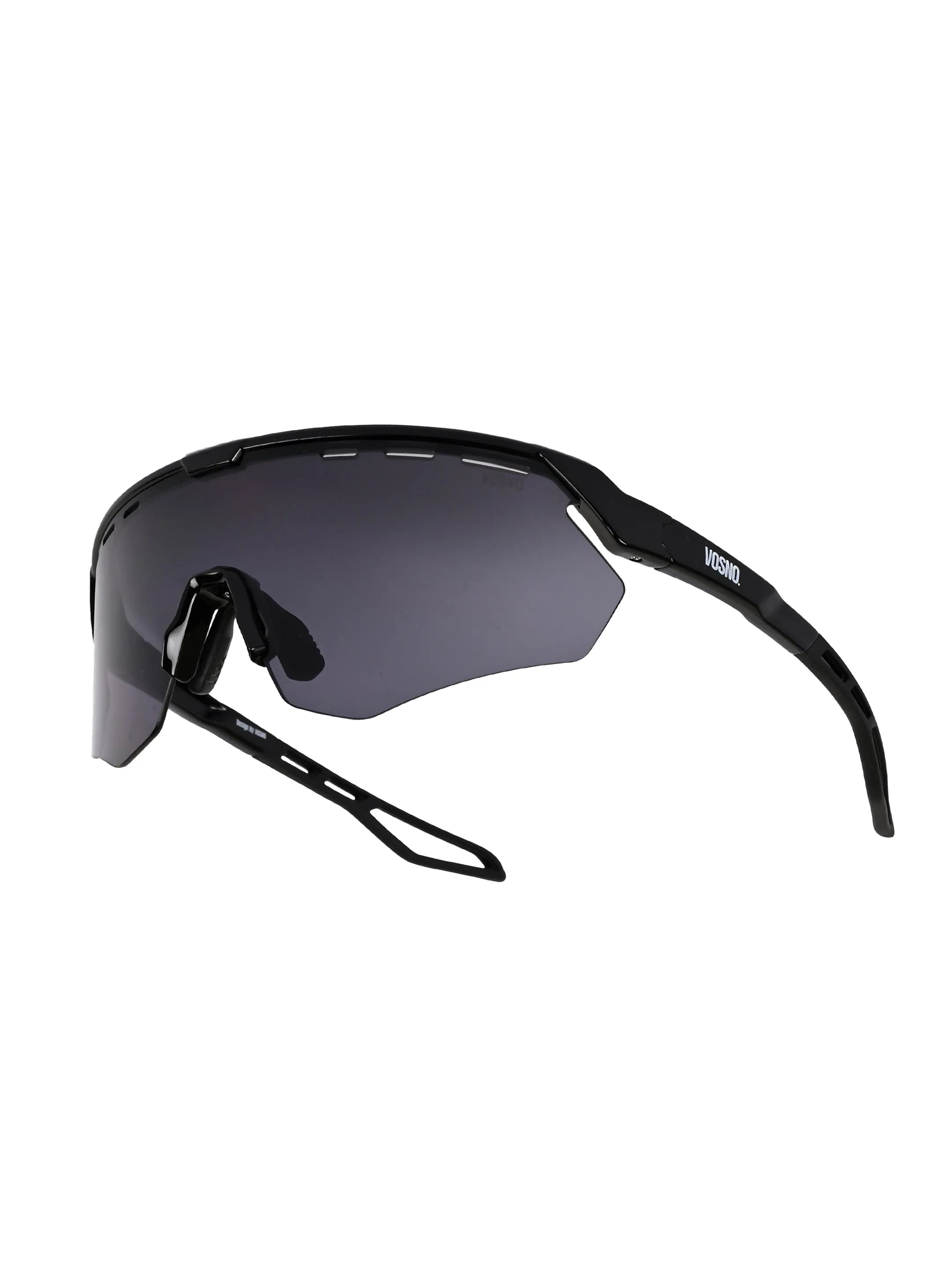 Aero | Black Extra-Large Full Rim Shield Sports for Men & Women [UV-protected]