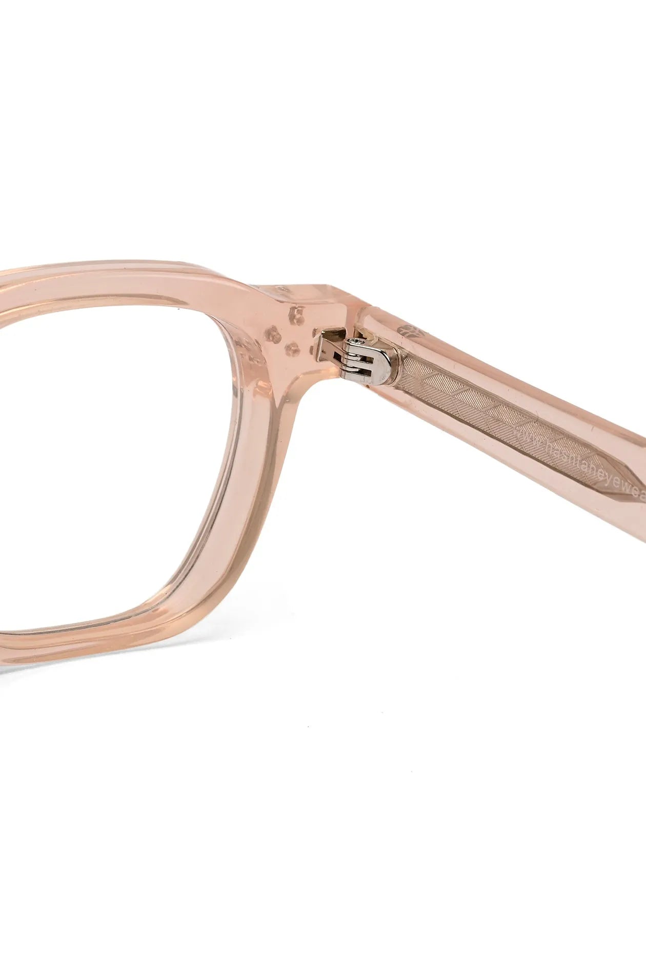 OptiShift | Transparent Cream Medium Full Rim Square Computer Glasses for Men & Women [Photochromic]