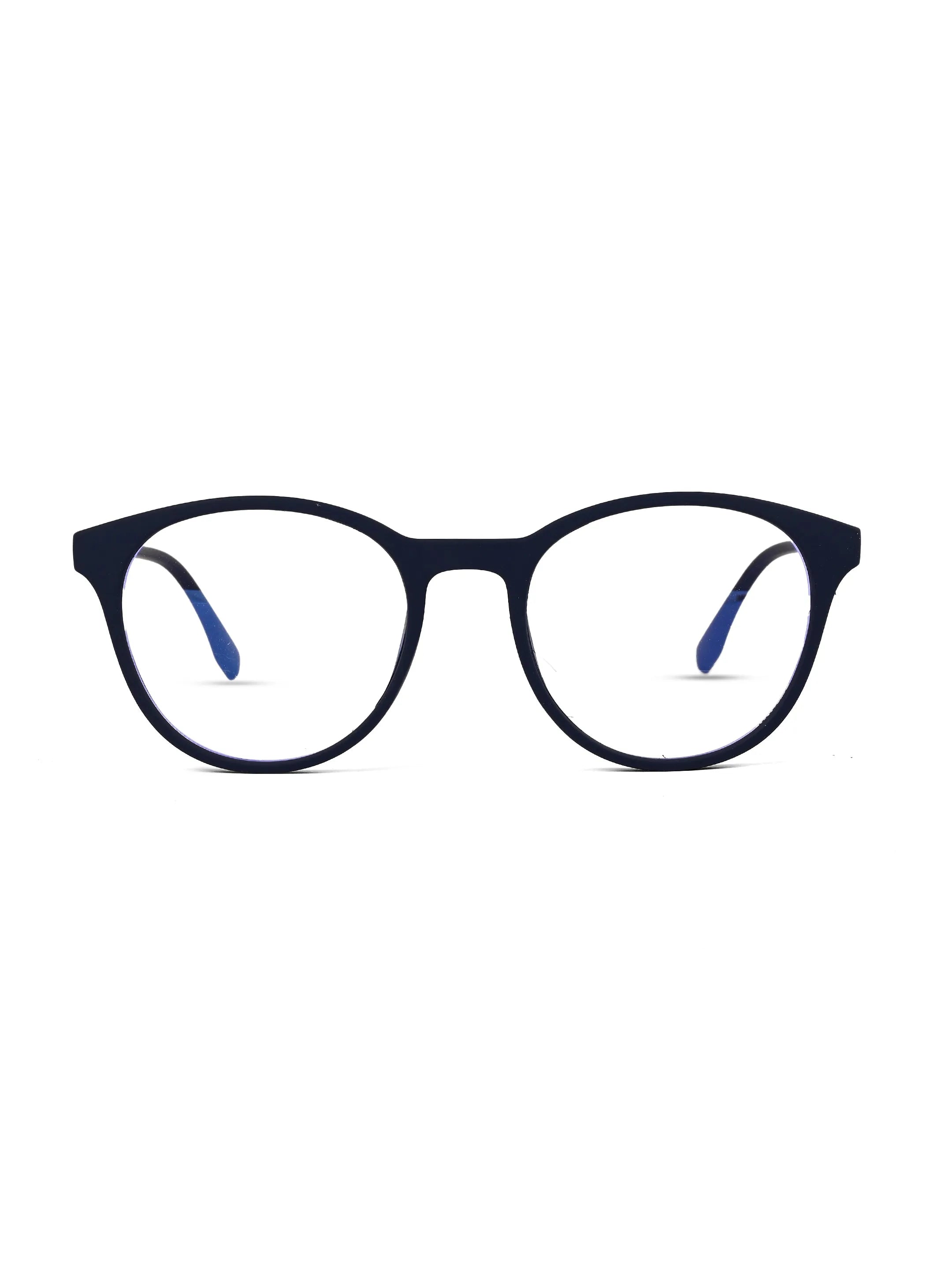 RayBloc | Blue Medium Full Rim OVAL Computer Glasses for Men & Women [Blue Block]