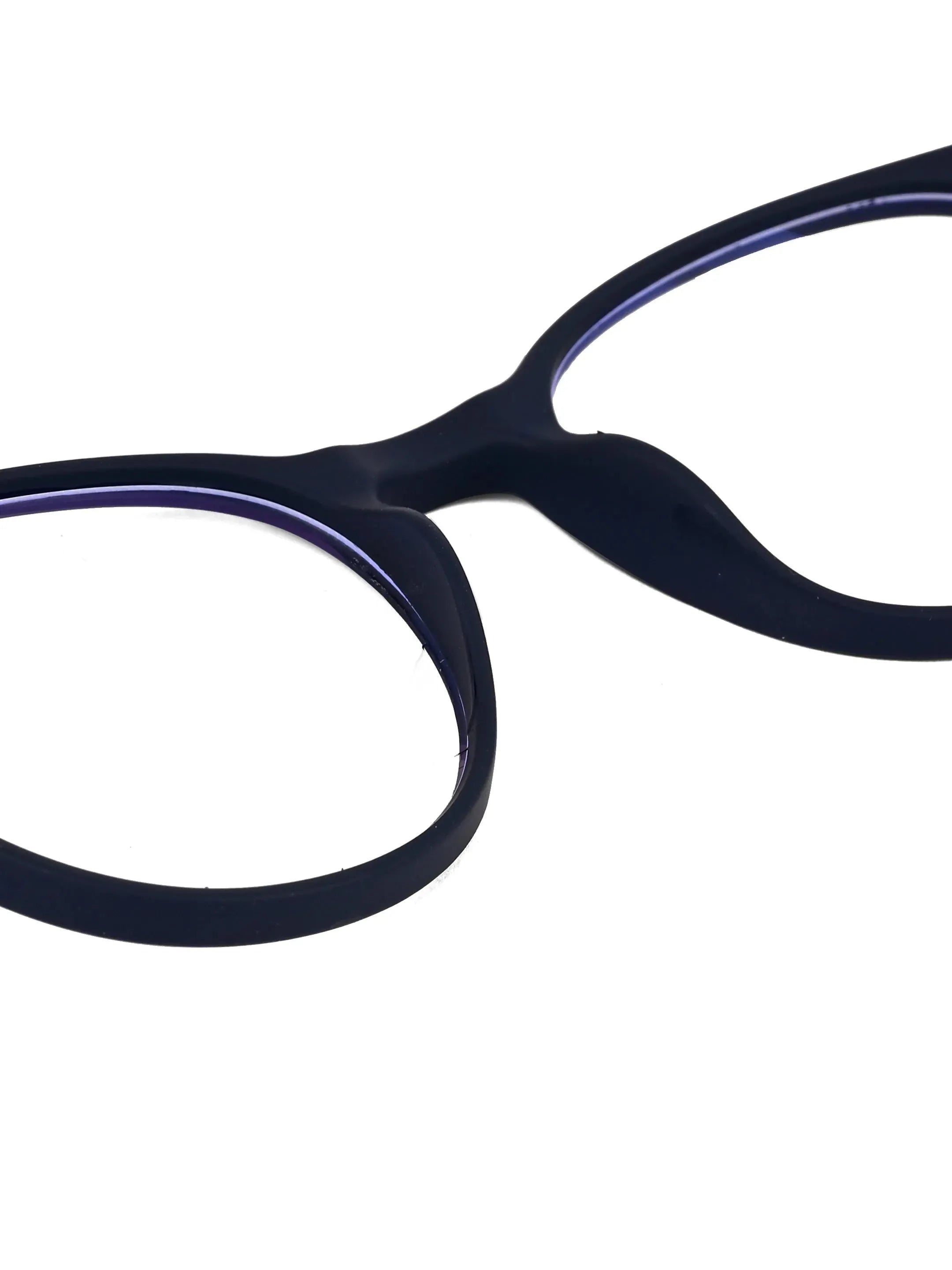 RayBloc | Blue Medium Full Rim OVAL Computer Glasses for Men & Women [Blue Block]