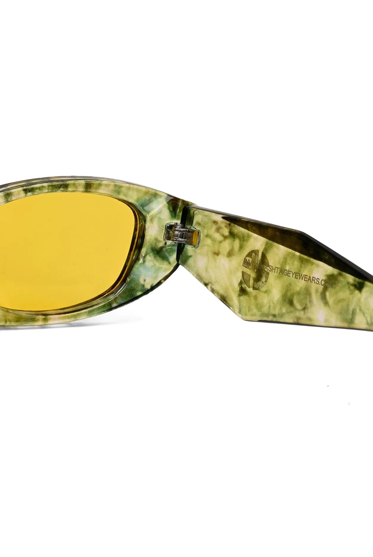 Avita | Yellow Large Full Rim Cateye Sunglasses for Women [UV-protected]
