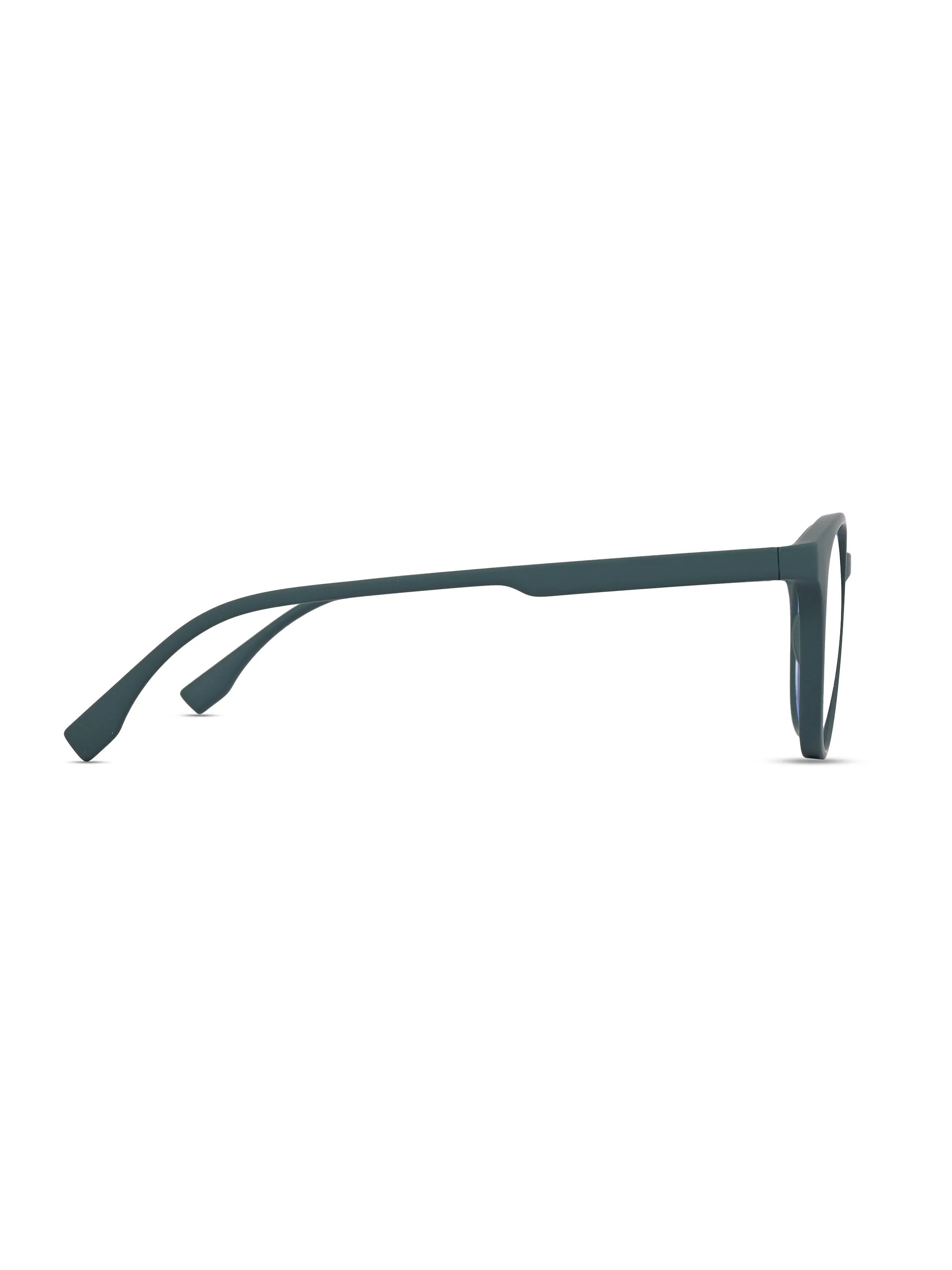 RayBloc | Olive Green Medium Full Rim OVAL Computer Glasses for Men & Women [Blue Block]