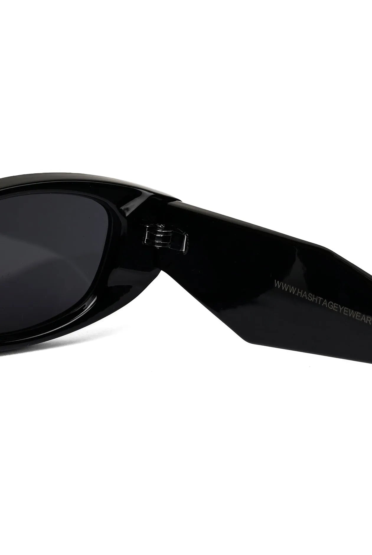 Avita | Black Large Full Rim Cateye Sunglasses for Women [UV-protected]