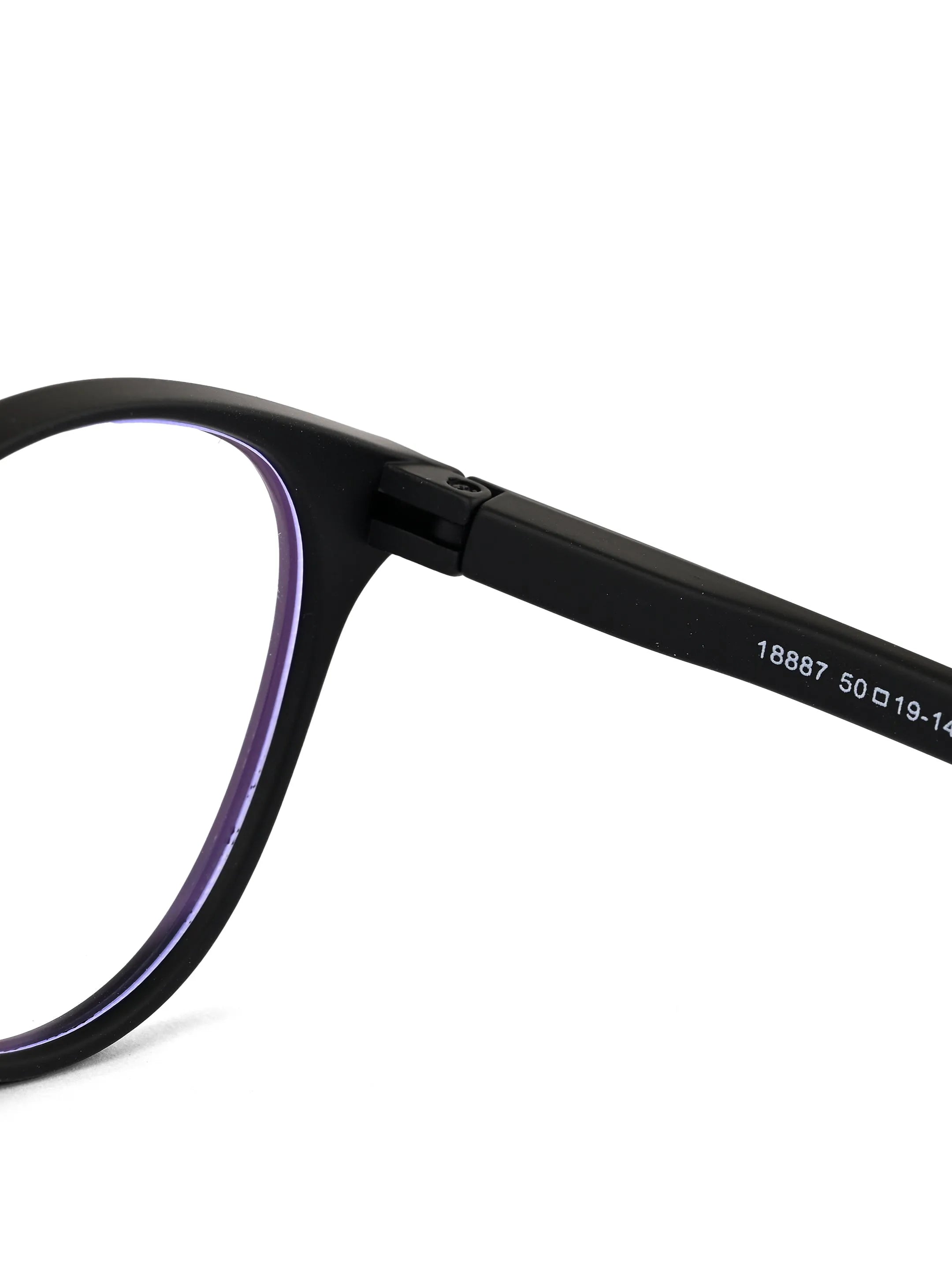 RayBloc | Black Medium Full Rim OVAL Computer Glasses for Men & Women [Blue Block]