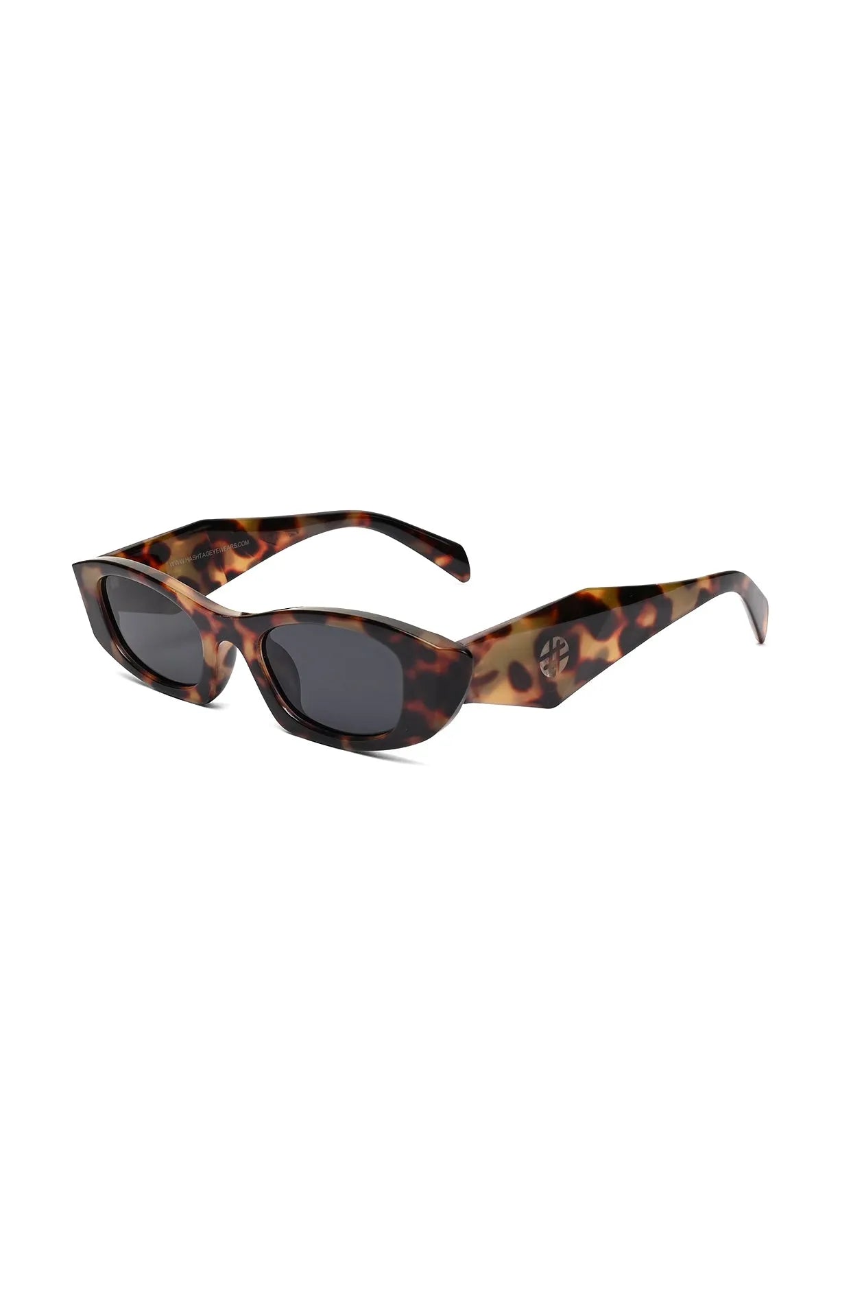Avita | Tiger Texture Large Full Rim Cateye Sunglasses for Women [UV-protected]