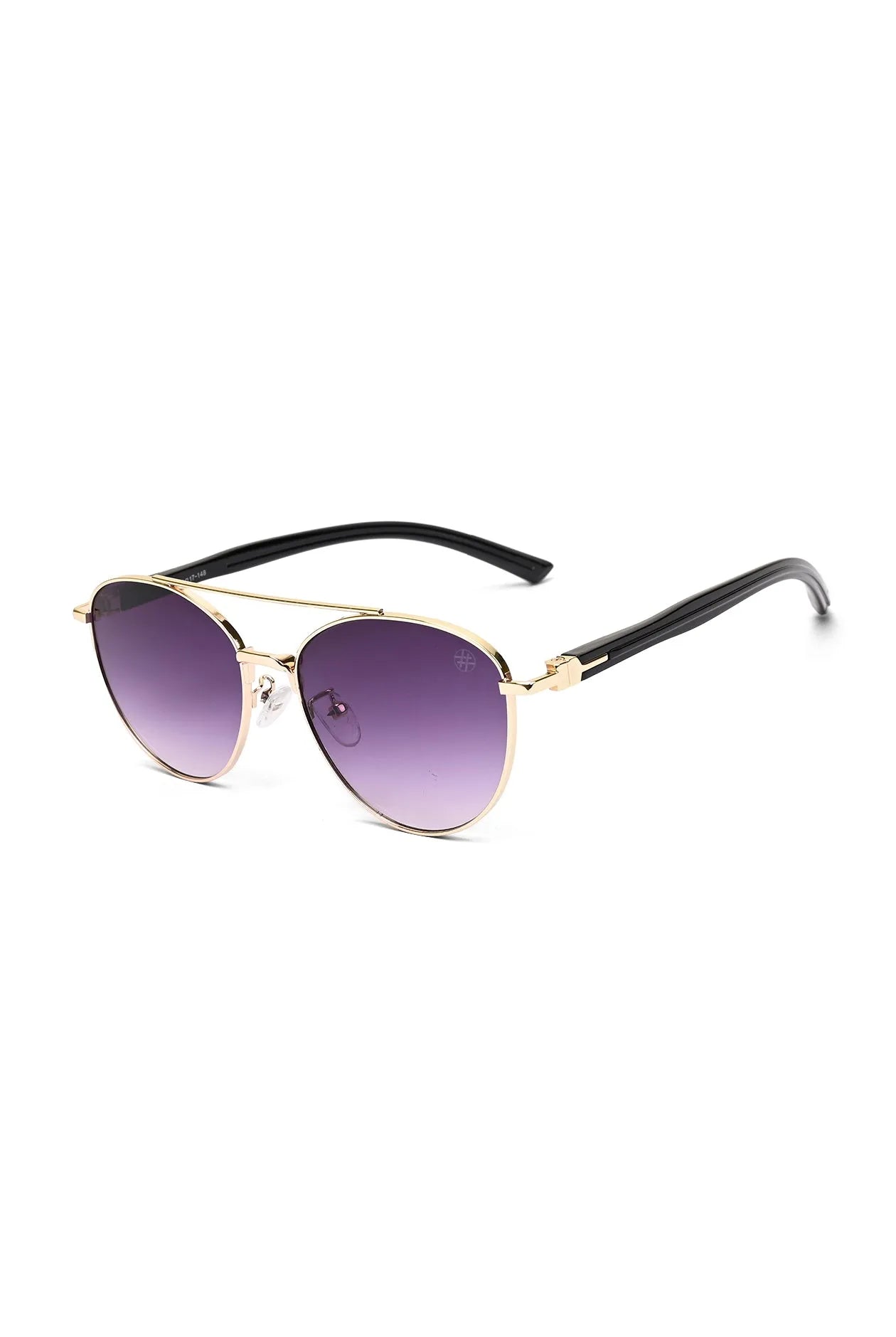 Gyron | Gold Medium Full Rim Aviator Sunglasses for Men [UV-protected]